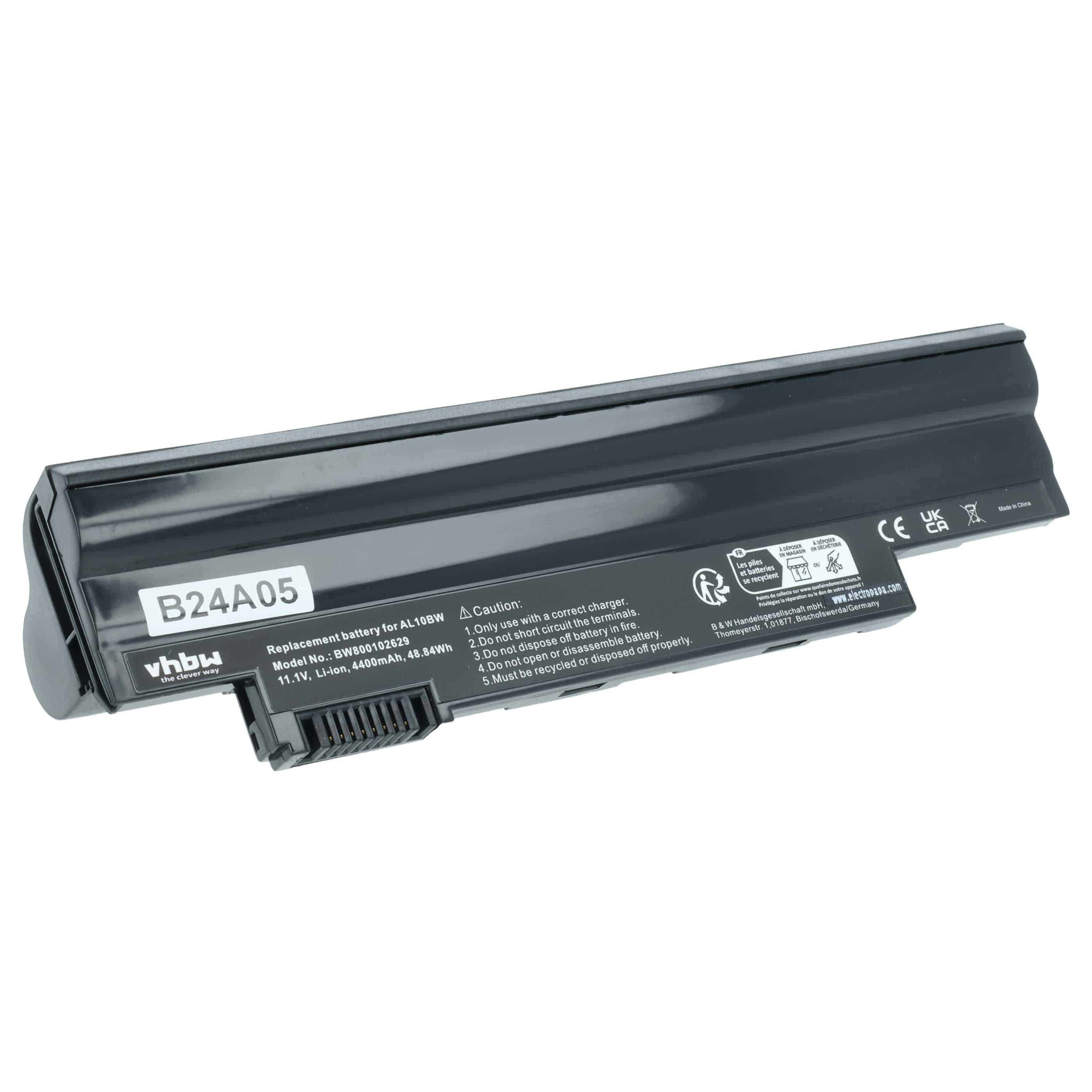 Akumulator do laptopa Acer Aspire One D255, D257, D260, D270 - 4400 mAh 11,1 V Li-Ion, czarny