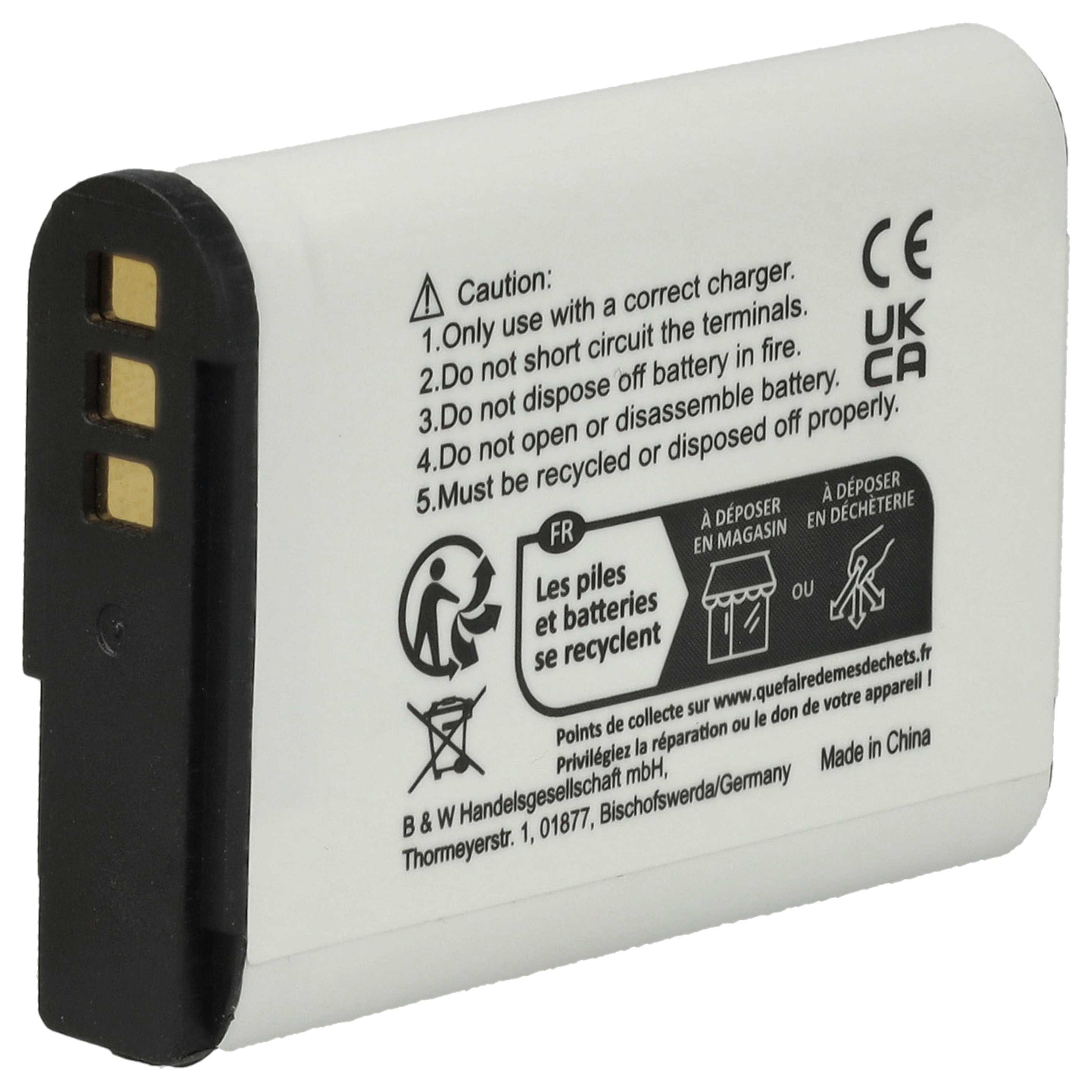 Batteria sostituisce Nikon EN-EL23 per fotocamera - 1400mAh 3,8V Li-Ion