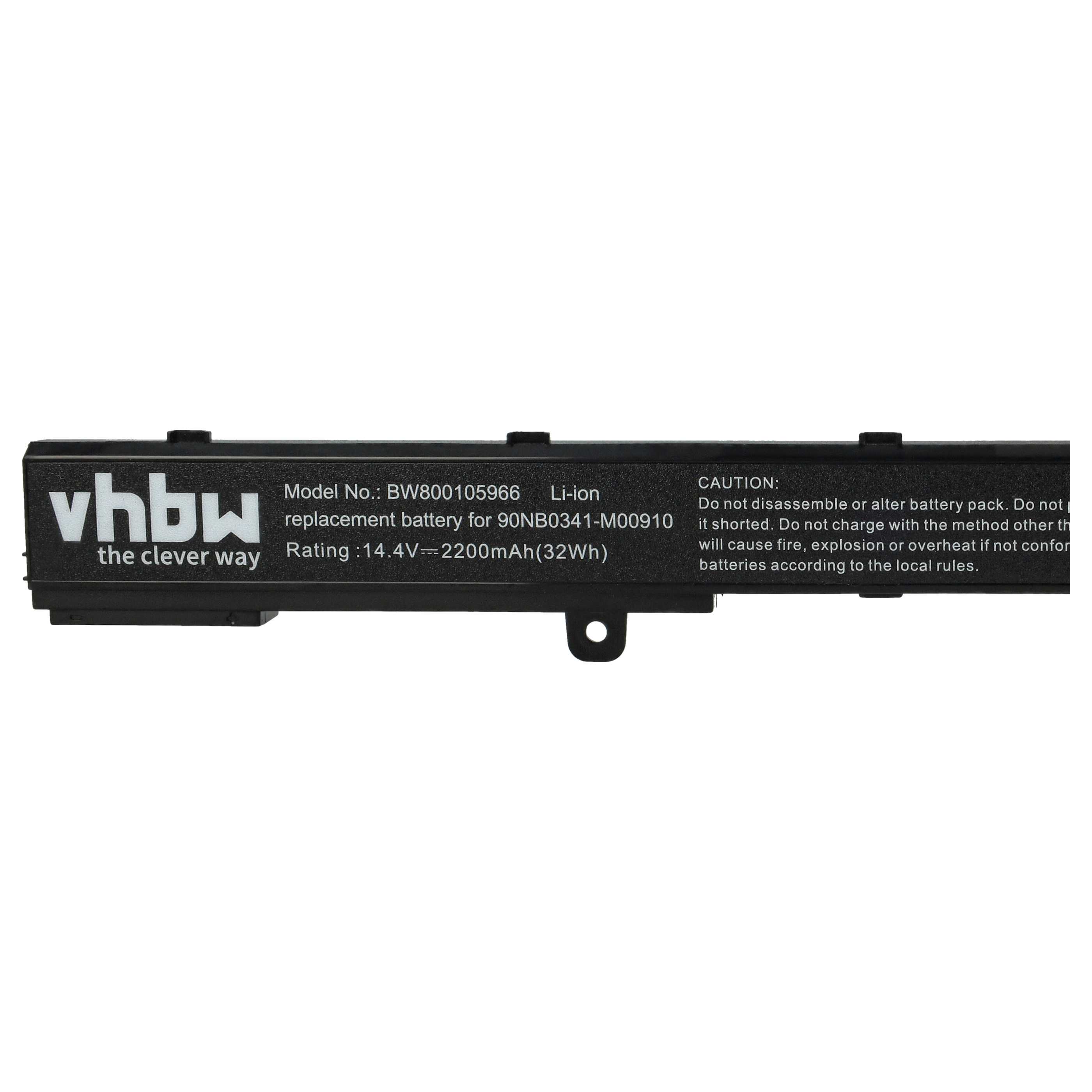 Akumulator do laptopa zamiennik Asus 0B110-00250100M - 2200 mAh 14,4 V Li-Ion, czarny