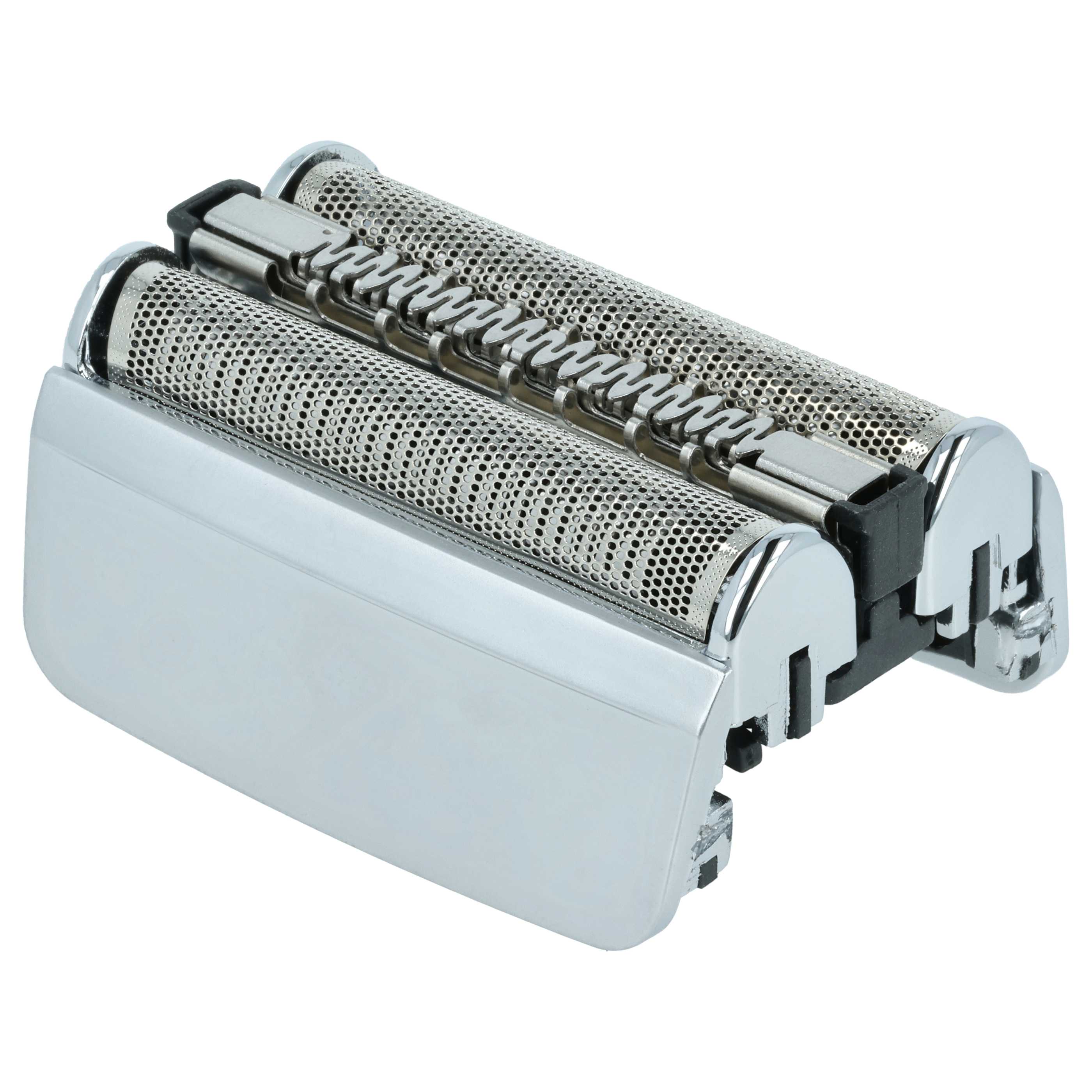 2x Shaving Heads replaces Braun 83M for Braun Electric Razor, silver