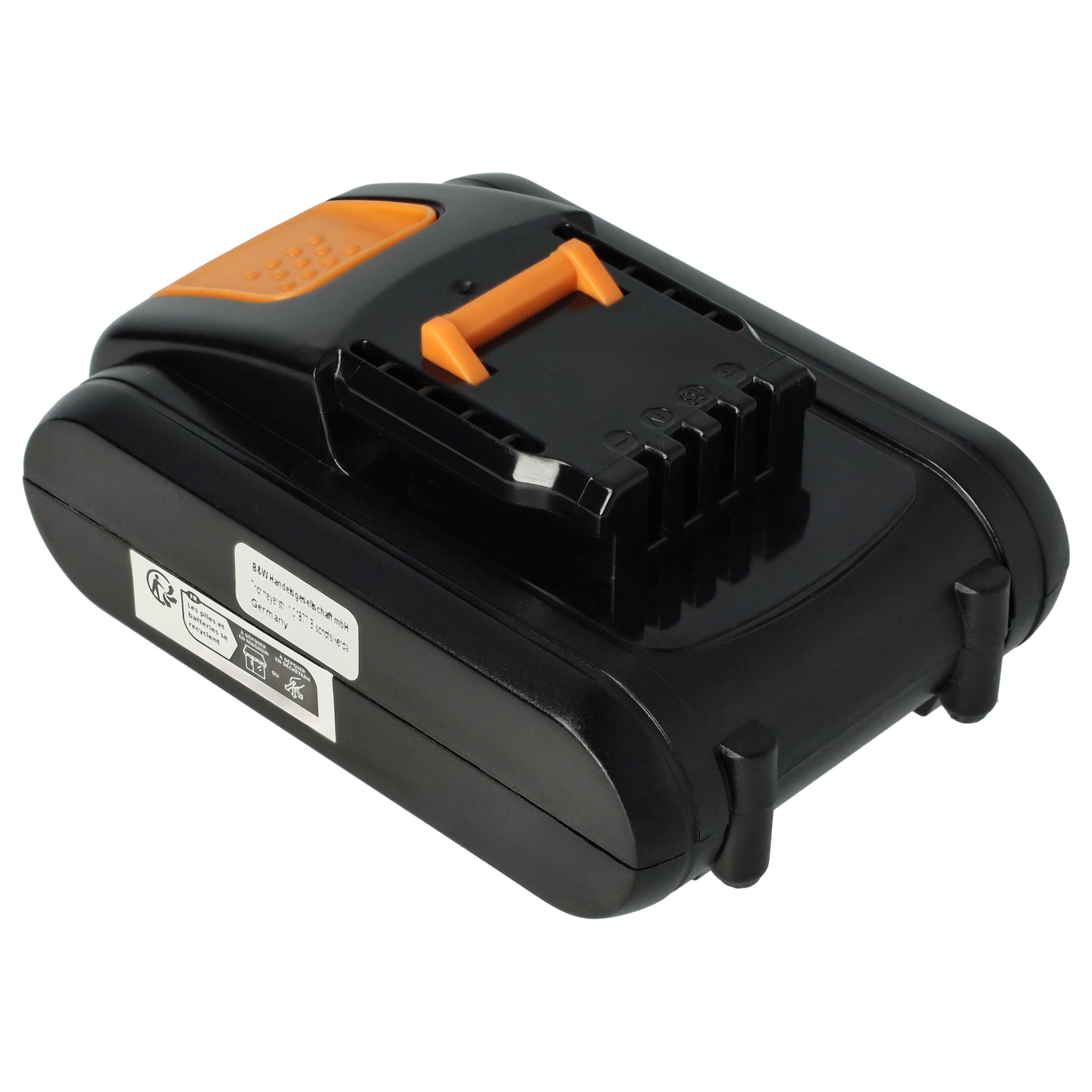 2x Batteria sostituisce Rockwell RW9351.1 per attrezzo - 1,5Ah 20V Li-Ion