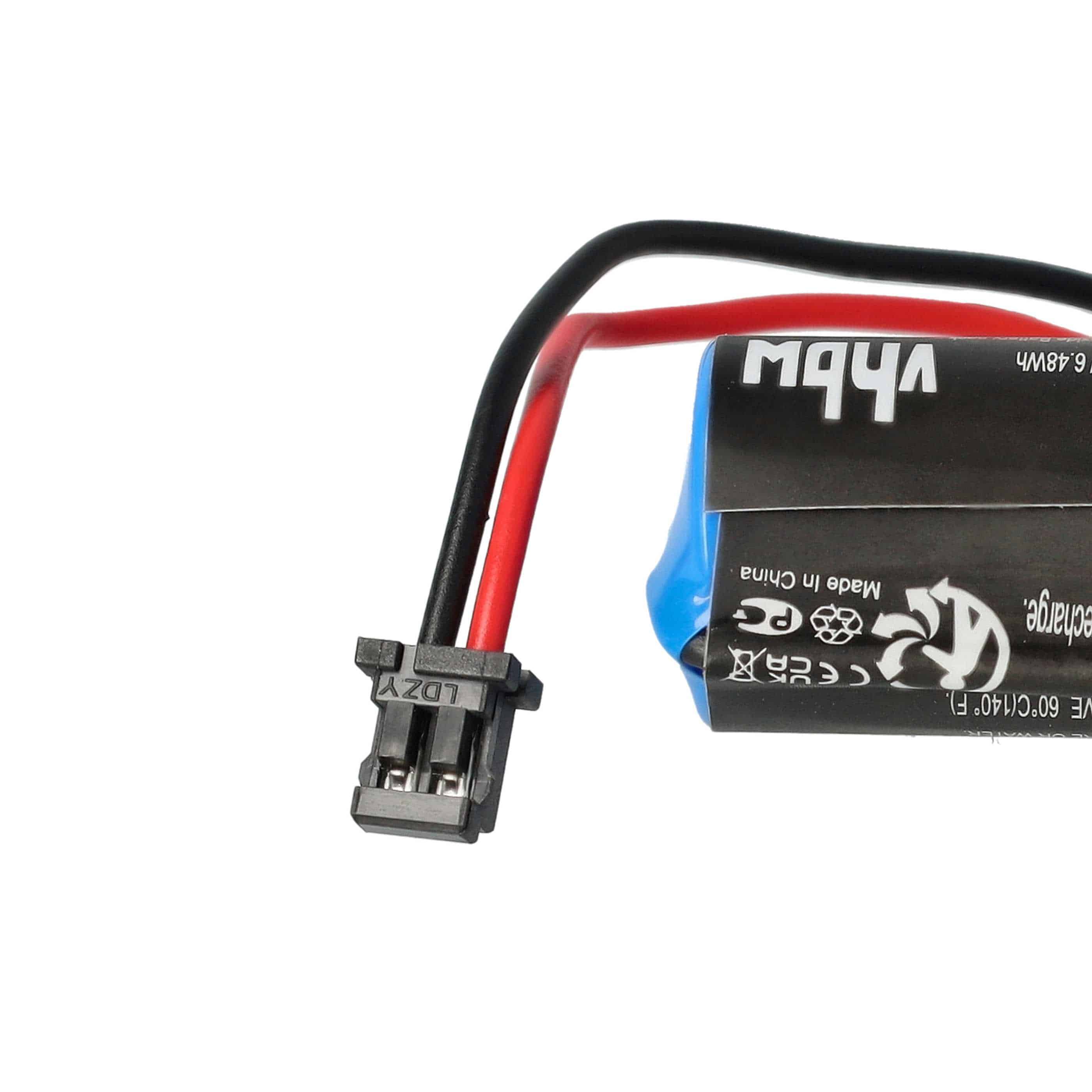 10x Bateria do obrabiarek sterowanych numerycznie zamiennik Omron JZSP-BA01 - 1000 mAh 3,6 V Li-MnO2