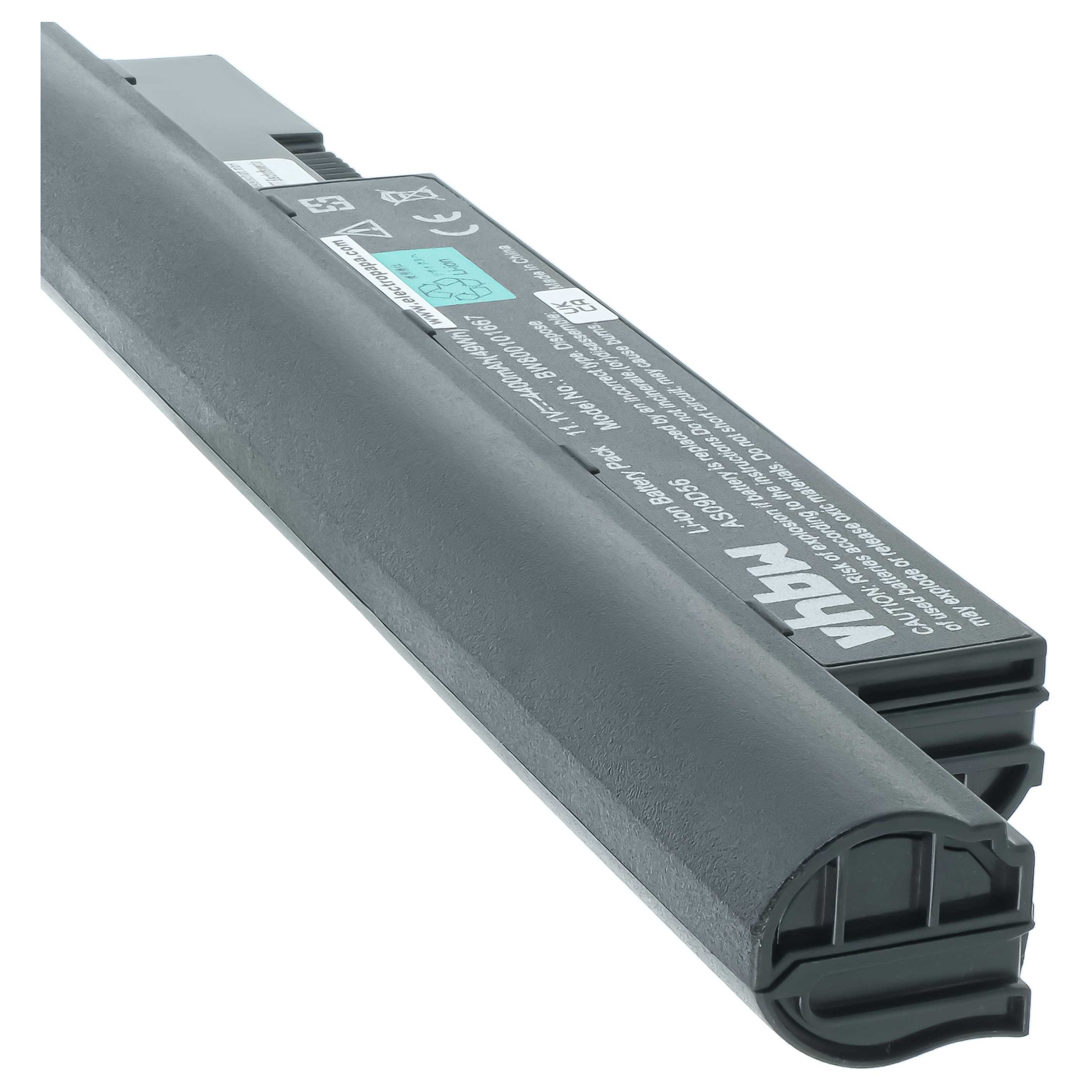 Akumulator do laptopa zamiennik Acer 3UR18650-2-T0408, 934T4070H, AS09D31 - 4400 mAh 11,1 V Li-Ion, czarny