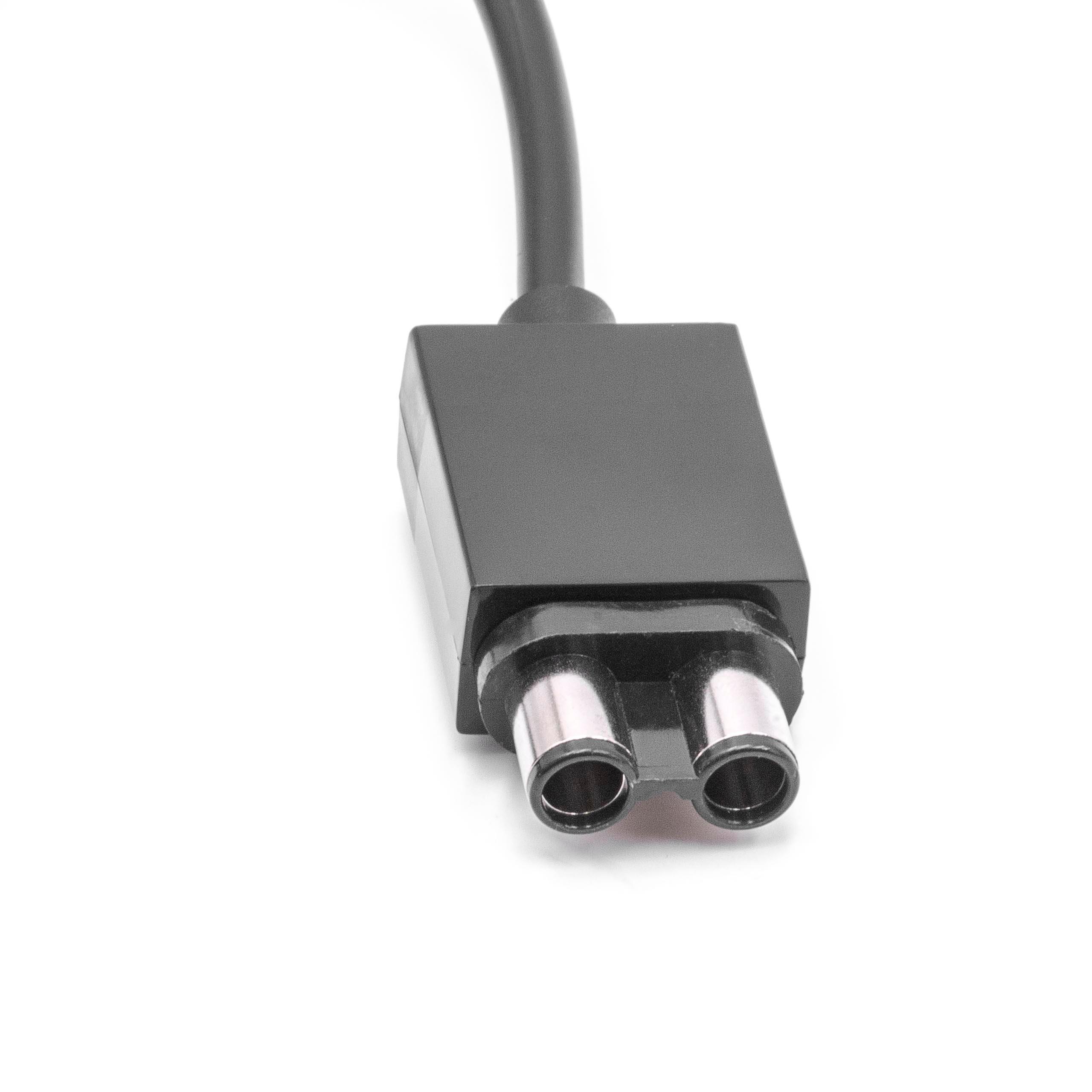 vhbw Câble adaptateur AC pour bloc d'alimentation console de jeu - Convertisseur AC
