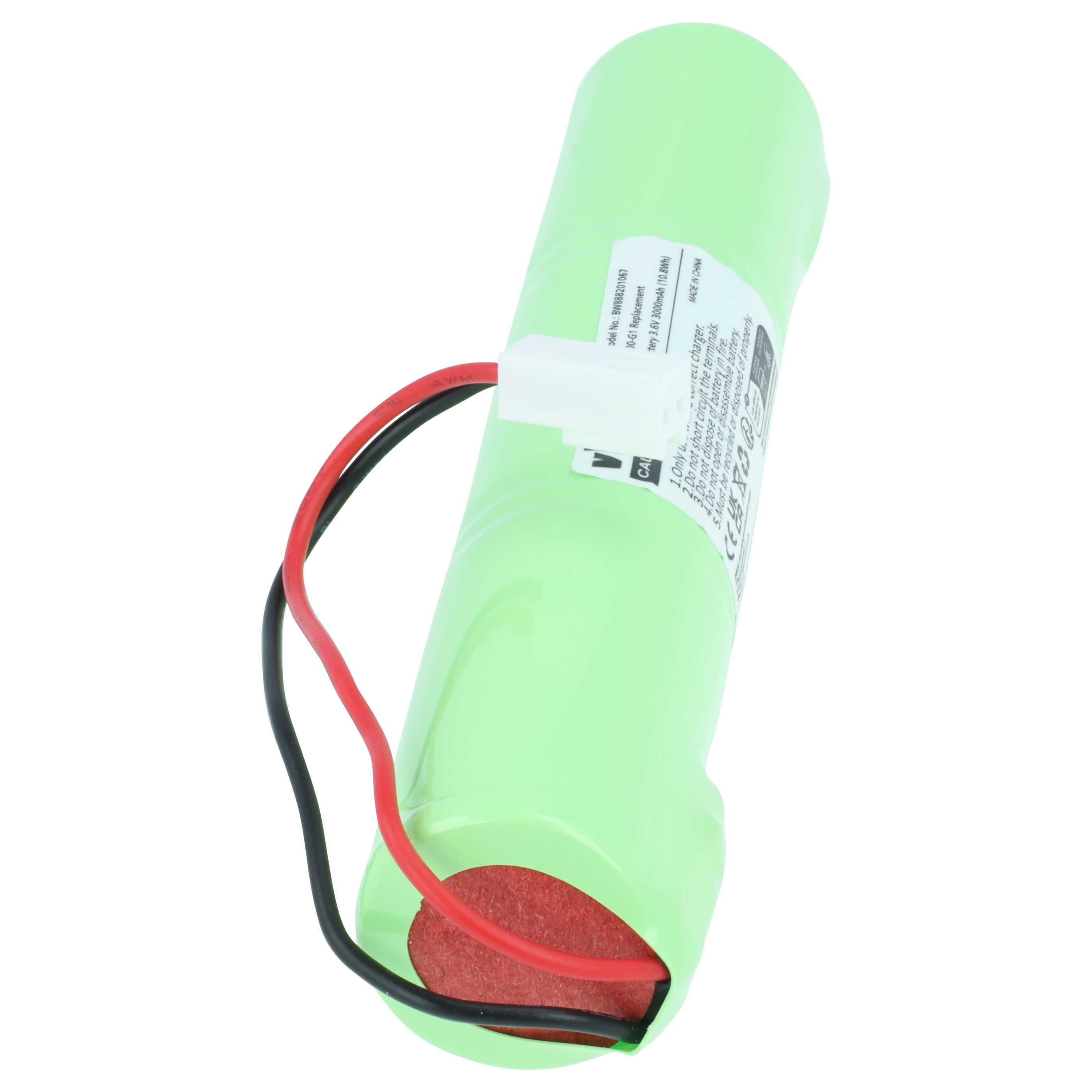 Batería reemplaza INFICON A19267-460015-LSG, 712-700-G1 para dispositivo medición (3000 mAh, 3,6 V, NiMH)