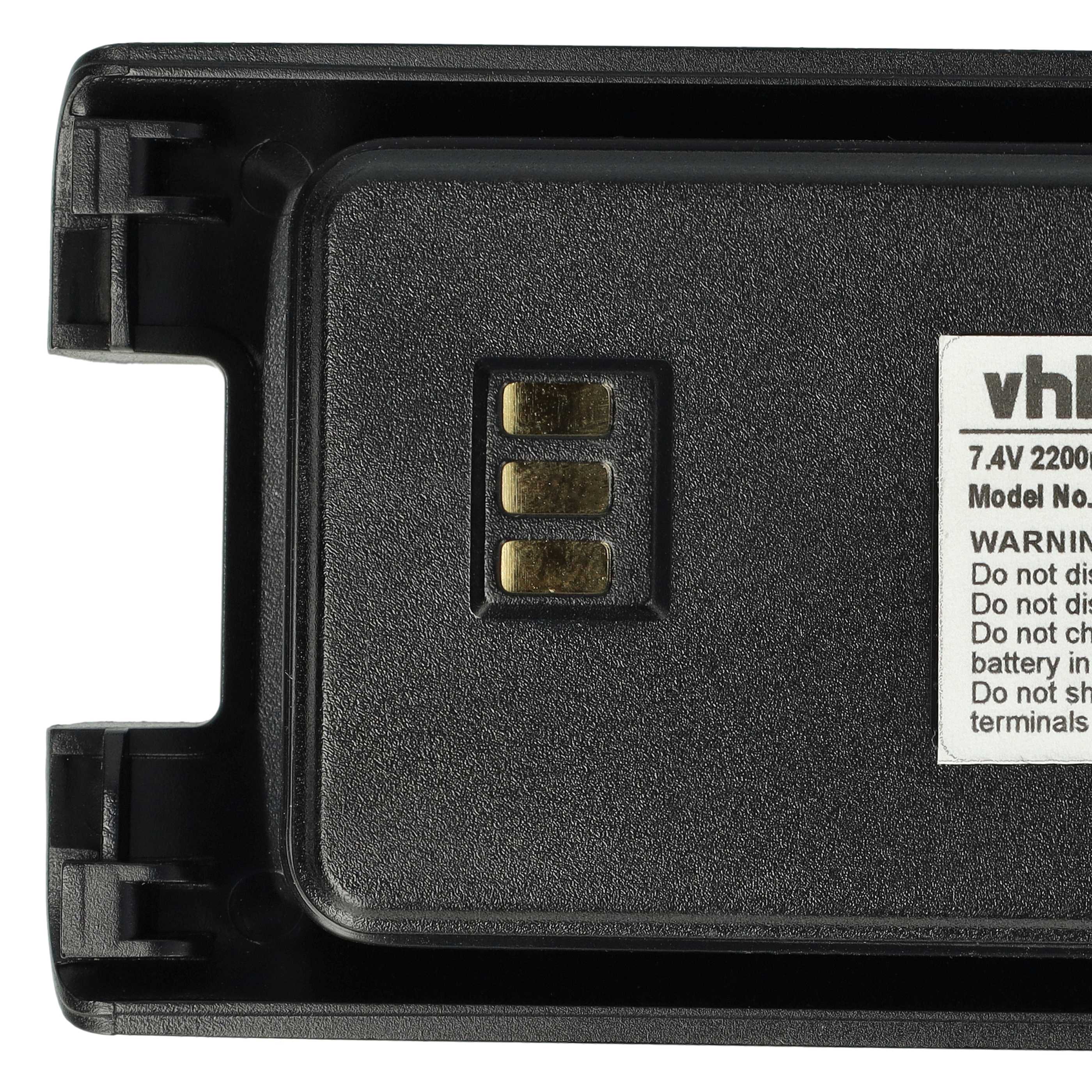 Radio 2x Battery replaces Harico BL50 - 2200 mAh 7.4 V Li-Ion