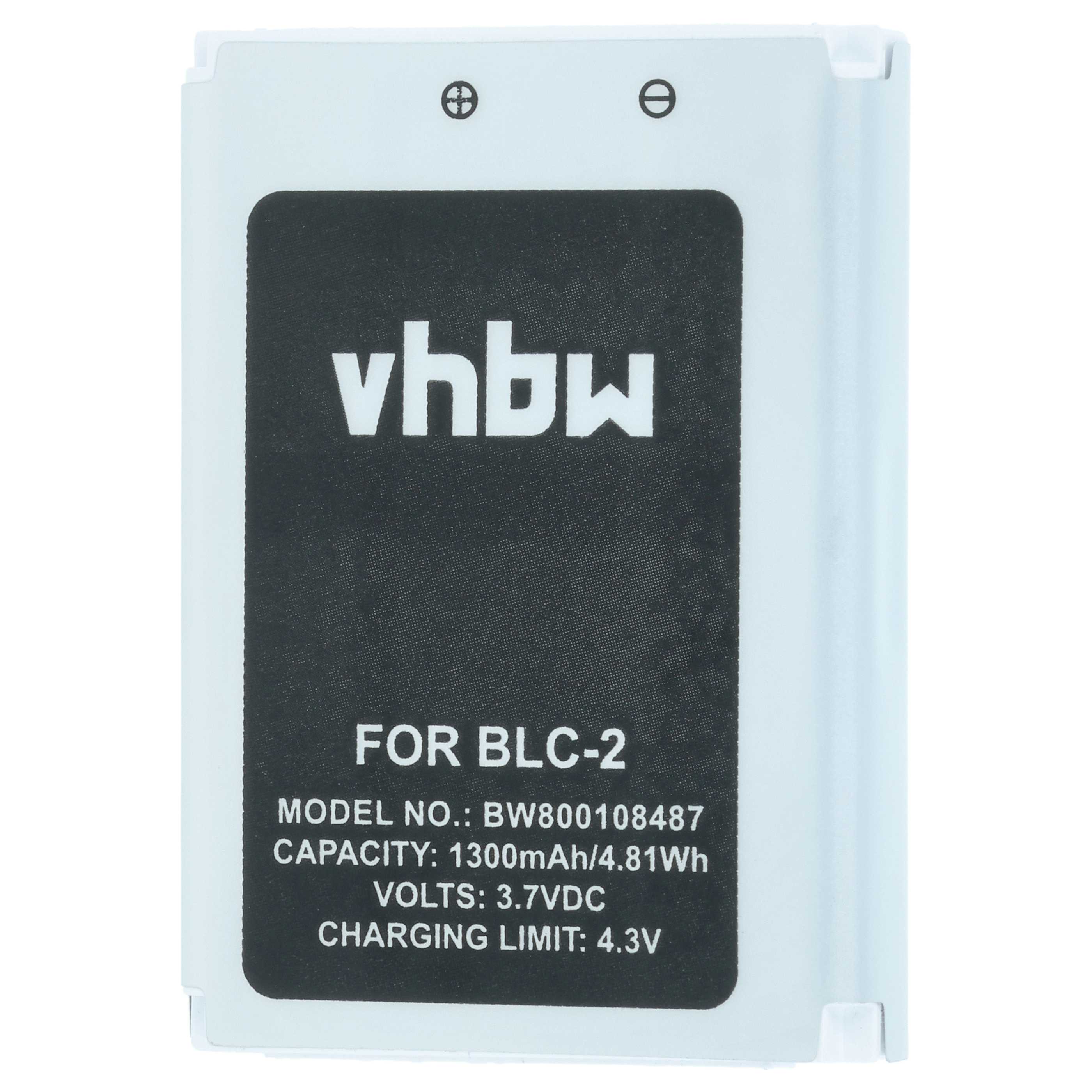 Akumulator do telefonu smartfona zamiennik CipherLab BA-80S1A2, KB1B371200005 - 1300 mAh 3,7 V Li-Ion