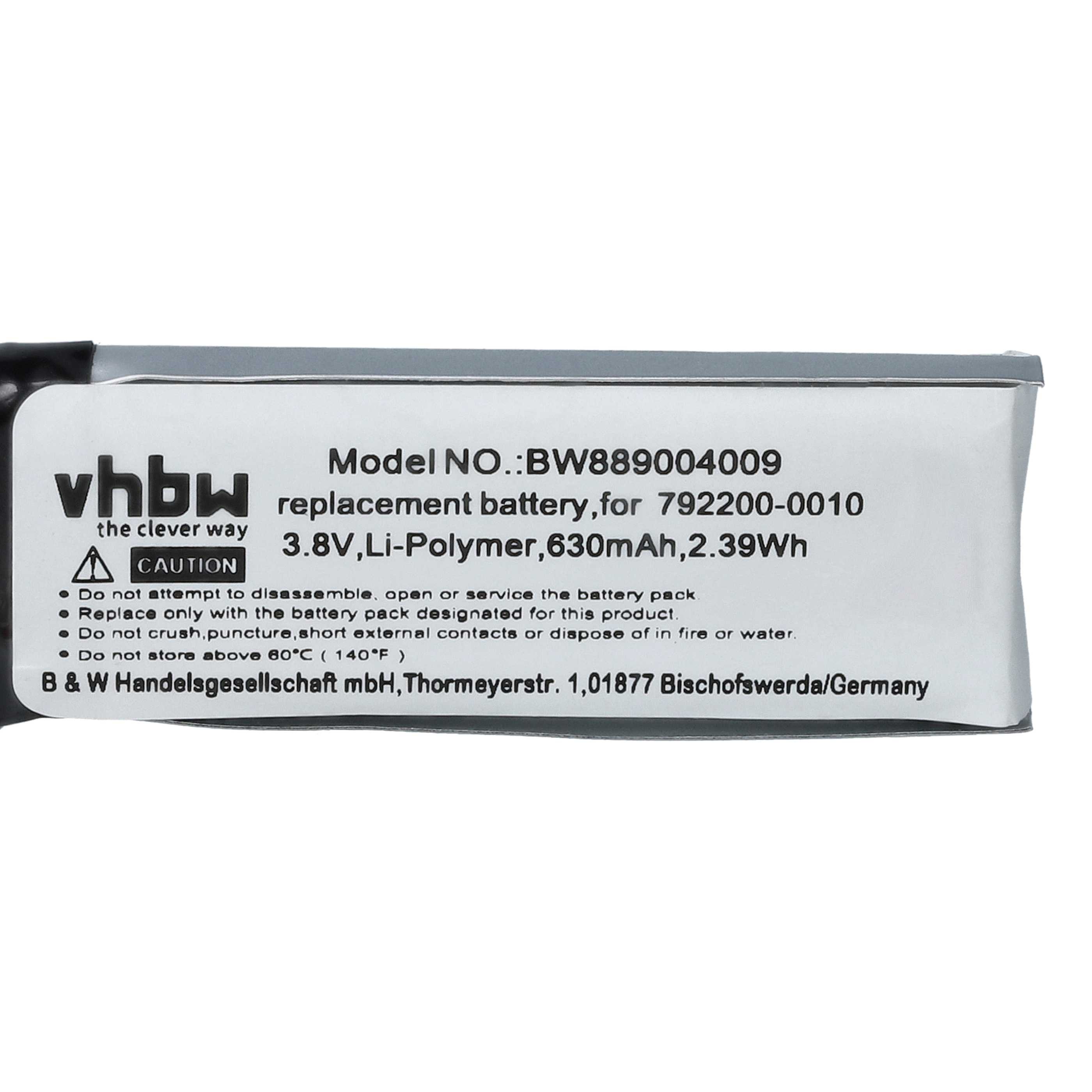 Akumulator do słuchawek bezprzewodowych zamiennik Bose 792200-0010 - 630 mAh 3,8 V Li-Ion