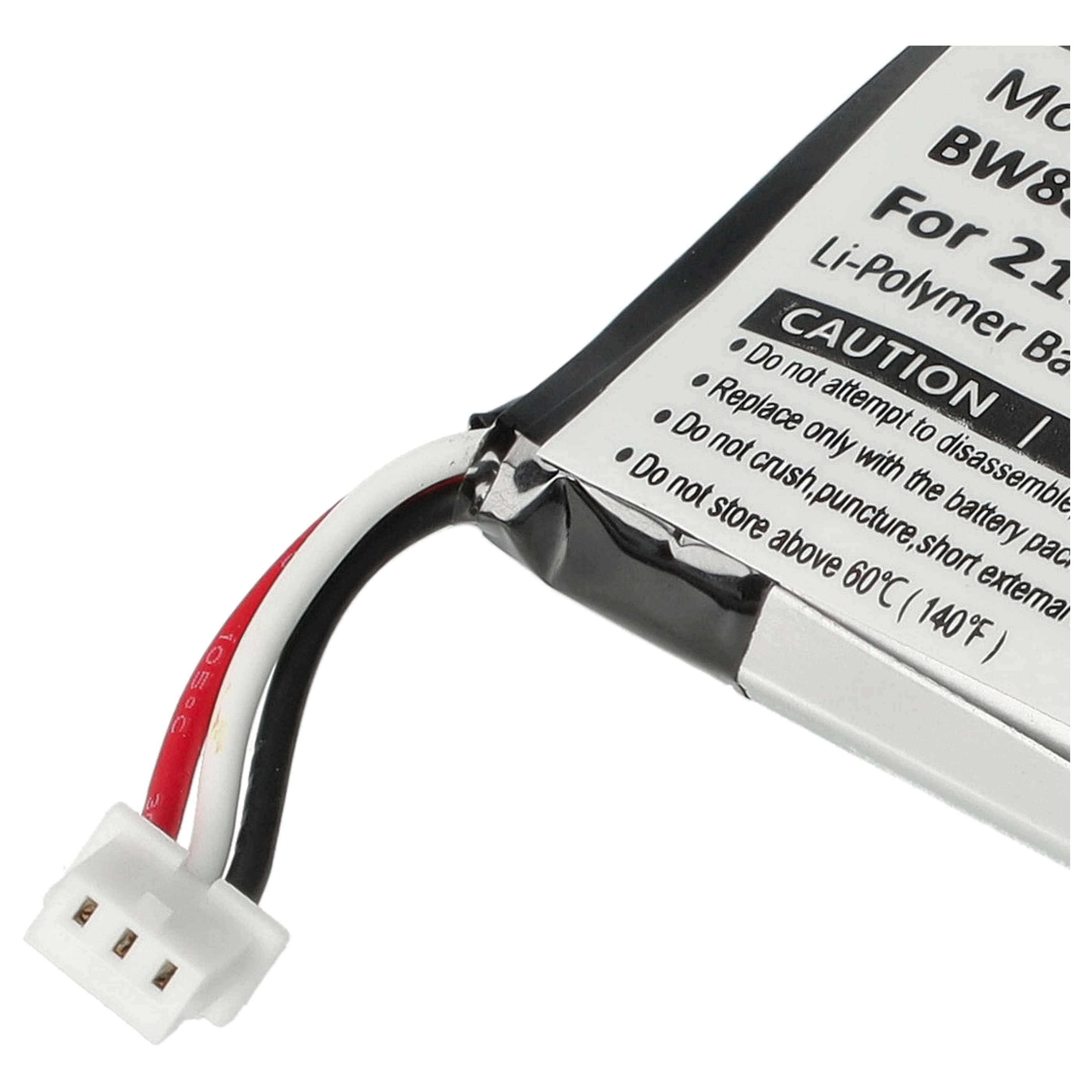 2x Akumulator do słuchawek bezprzewodowych zamiennik Plantronics 203055-01, 203035-01 - 650 mAh 3,7 V LiPo