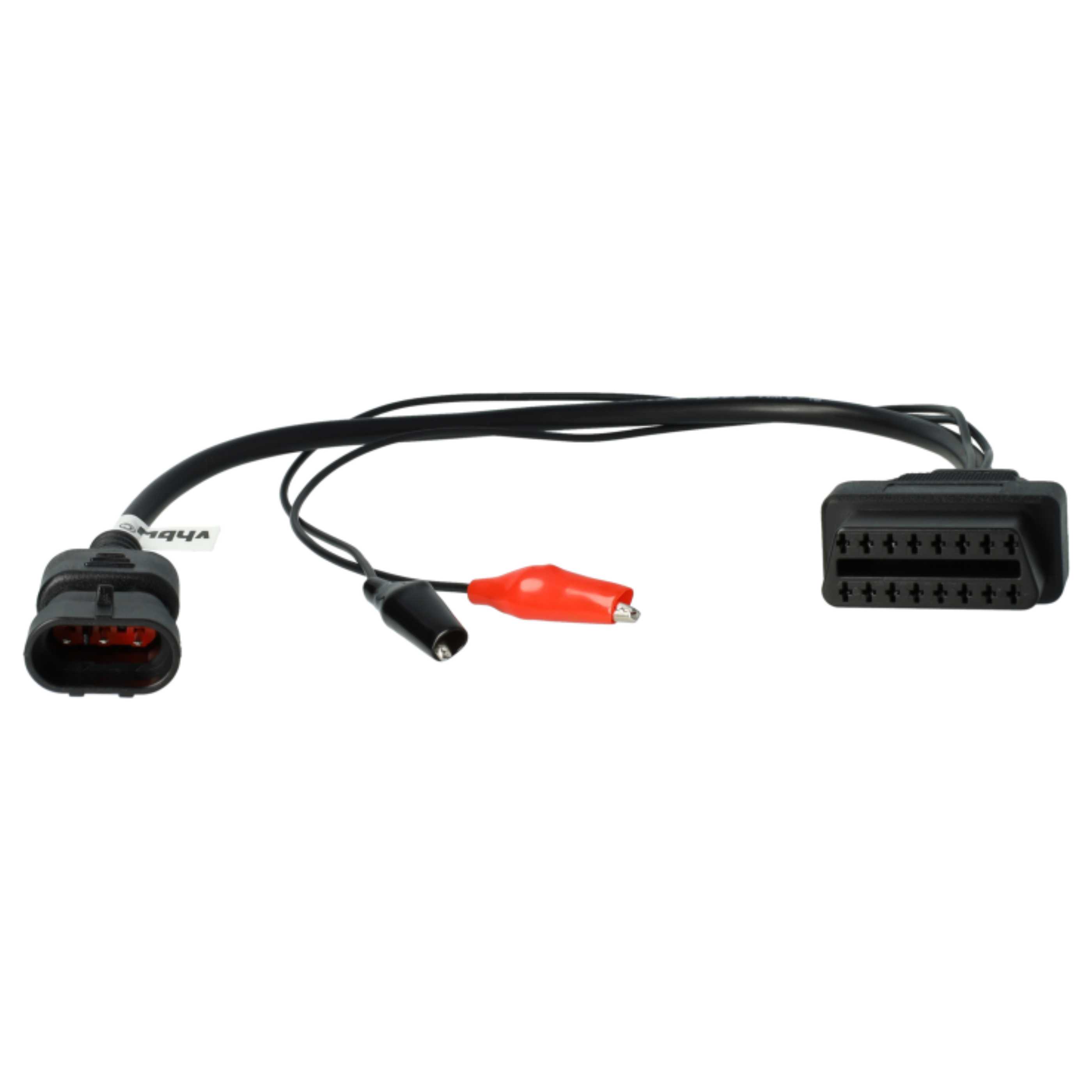 vhbw OBD2 Adapter 3Pin OBD1 to OBD2 suitable for with 2 Pin Plug, with 2 Pin Plug, with 2 Pin Plug Citroen, Pe