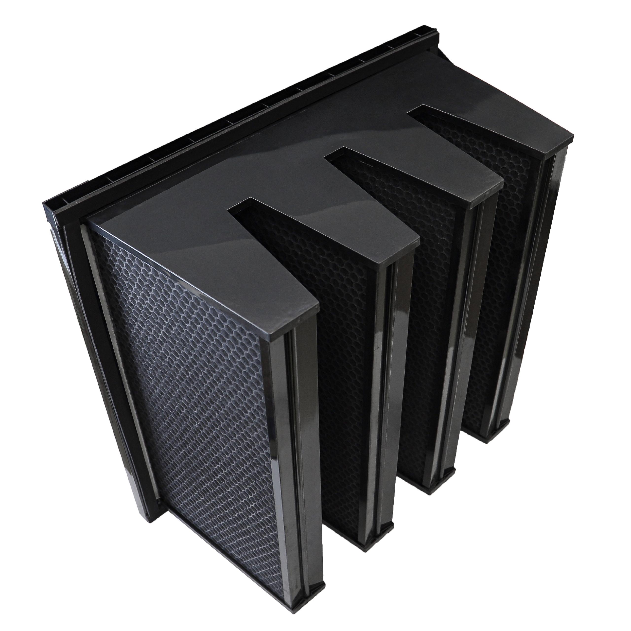 Filtr węglowy do wentylacji klimatyzacji - filtr plaster miodu, 59,2 x 59,2 x 29,2 cm