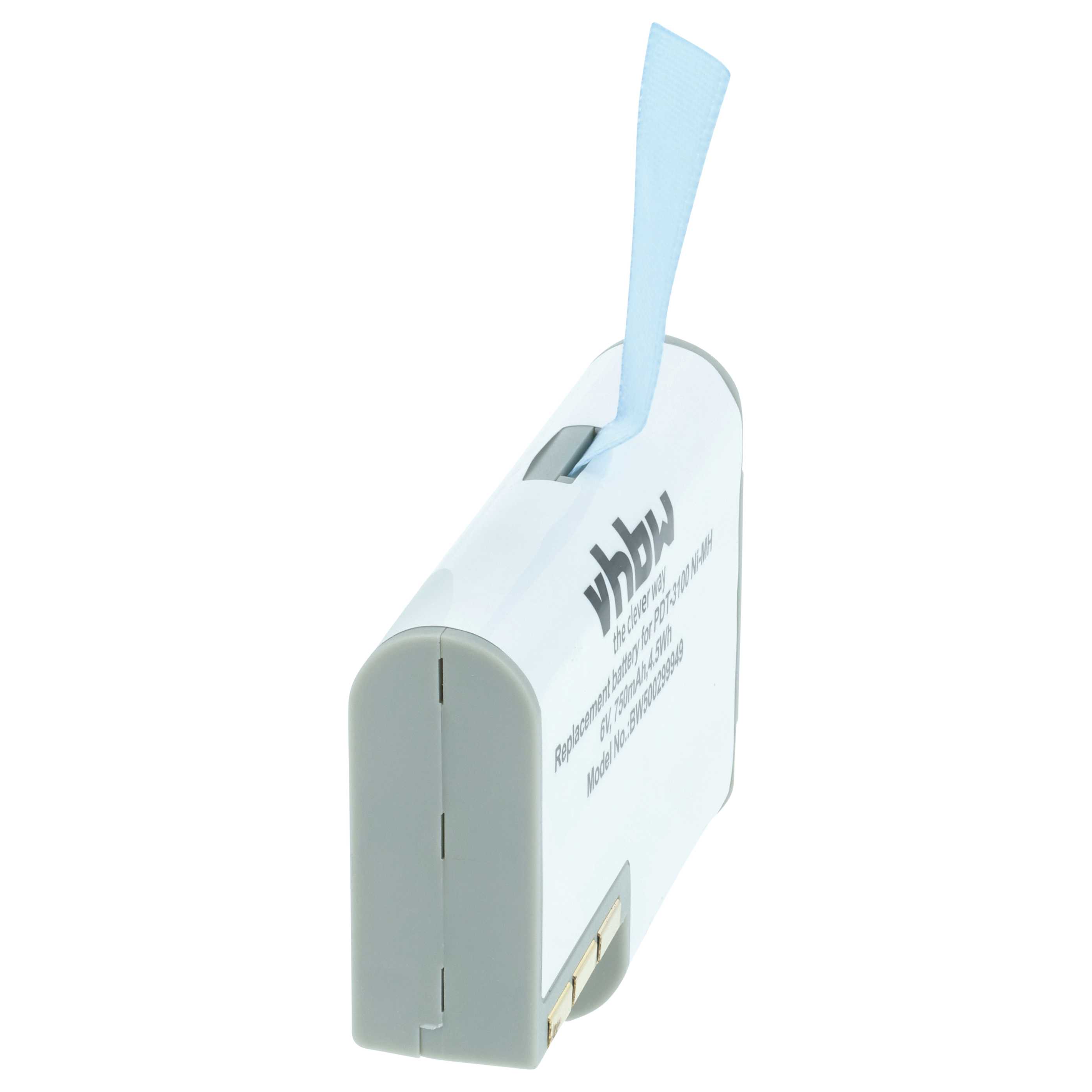 Akku als Ersatz für Symbol 50-14000-0, 21-36897-02, KT-12596-01 für Symbol Barcodescanner - 750mAh 6V NiMH