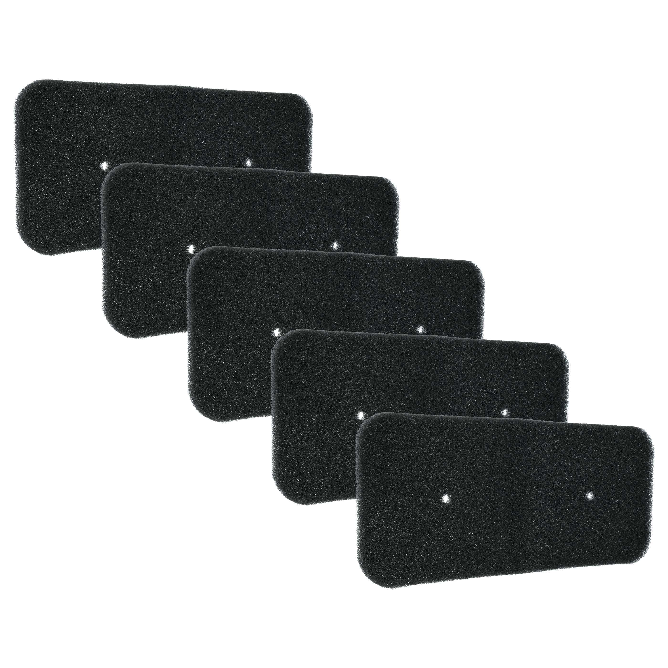 Filter Set (5x sponge filter) as Replacement for Candy 40006731 Tumble Dryer etc.