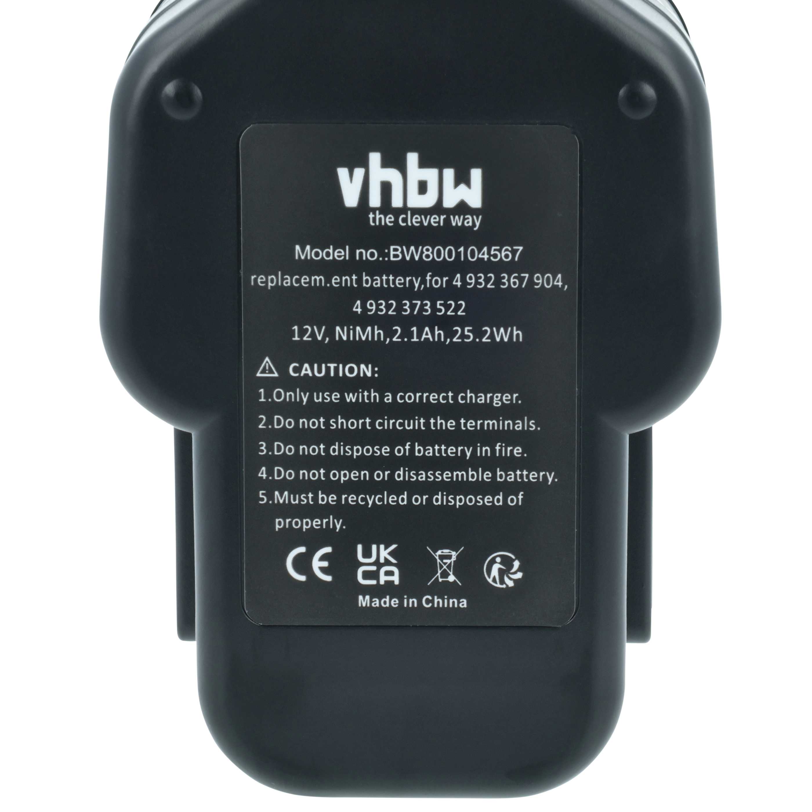 Batterie remplace AEG Milwaukee 48-11-1960, 48-11-1900, 48-11-1950 outil électrique Fromm - 2,1Ah 12V NiMH