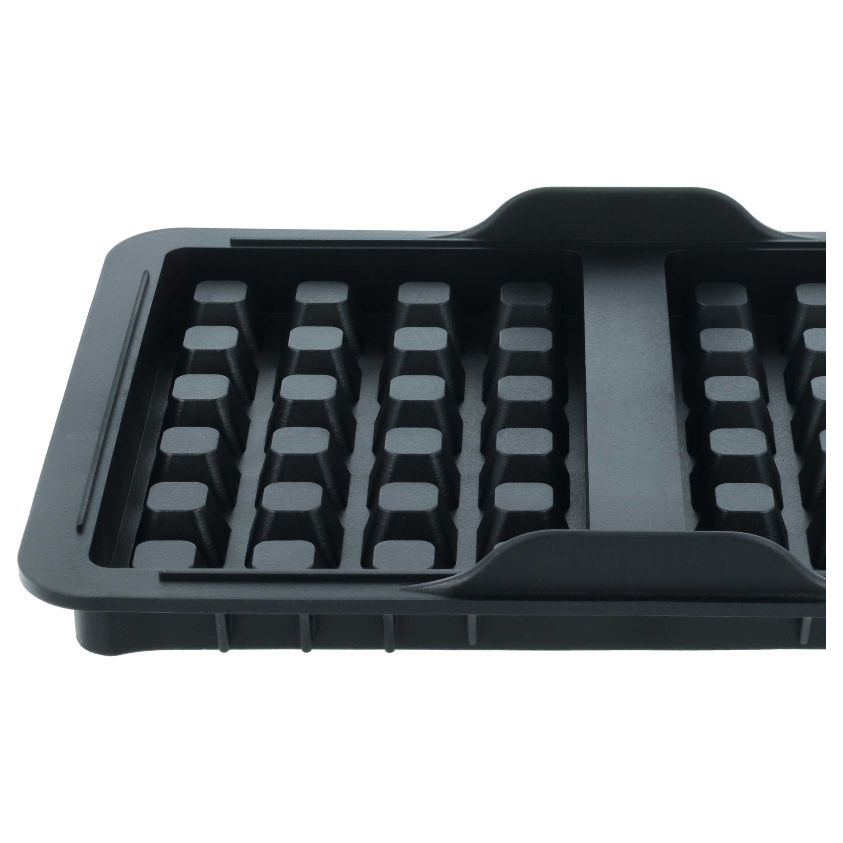 2x Waffeleinsatz passend für Ninja AirFryer AF400EU, AF451EU, AF500EU Heißluftfritteusen - Silikon, BPA-frei