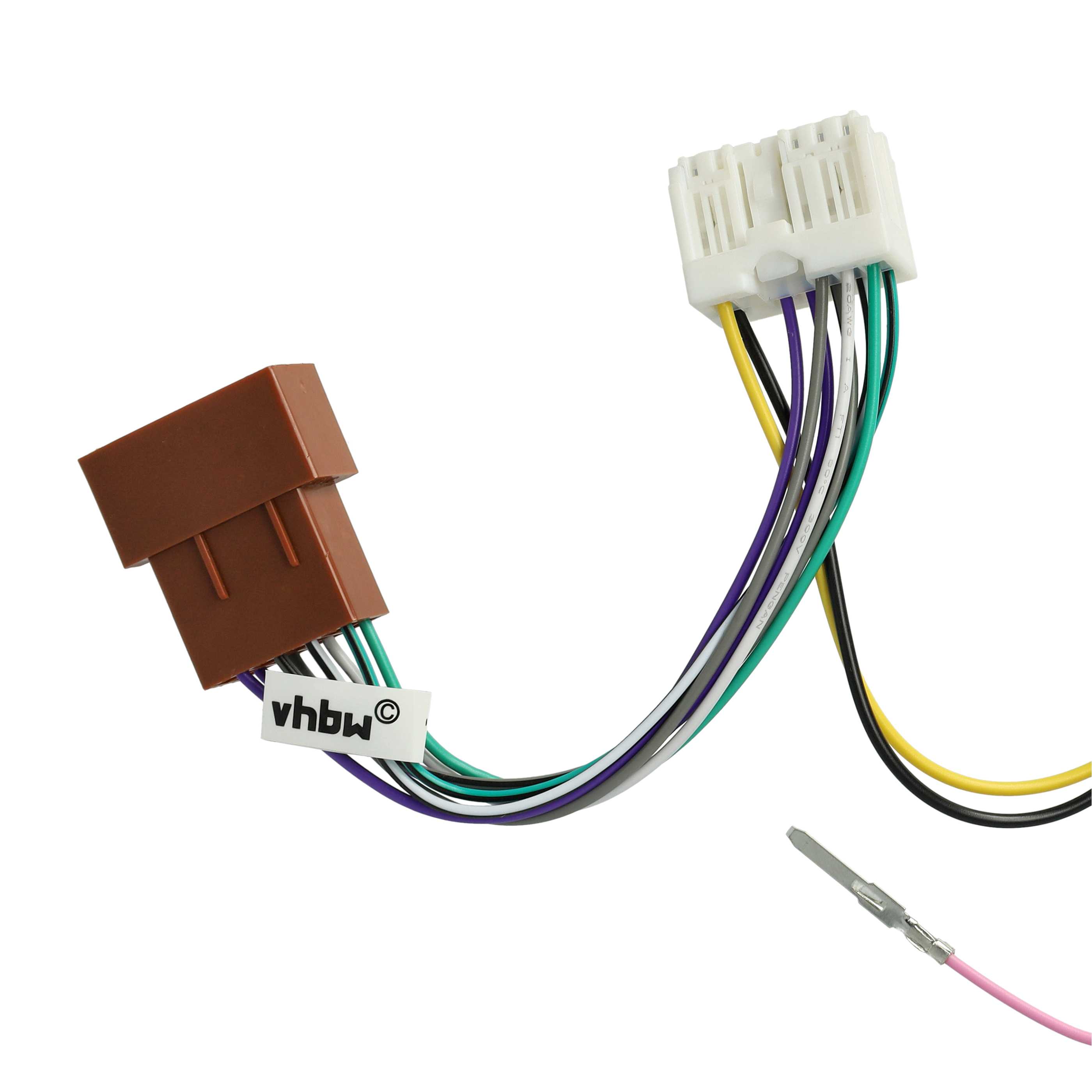ISO Adapter passend für Renault, Dacia, Mercedes, Opel Autoradio u.a. - ISO 10487 Stecker