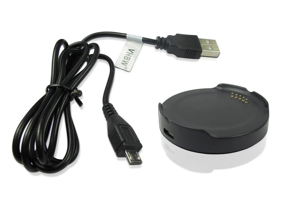 Station de charge USB pour smartwatch LG Smart Watch W110 - socle + câble, 12 cm