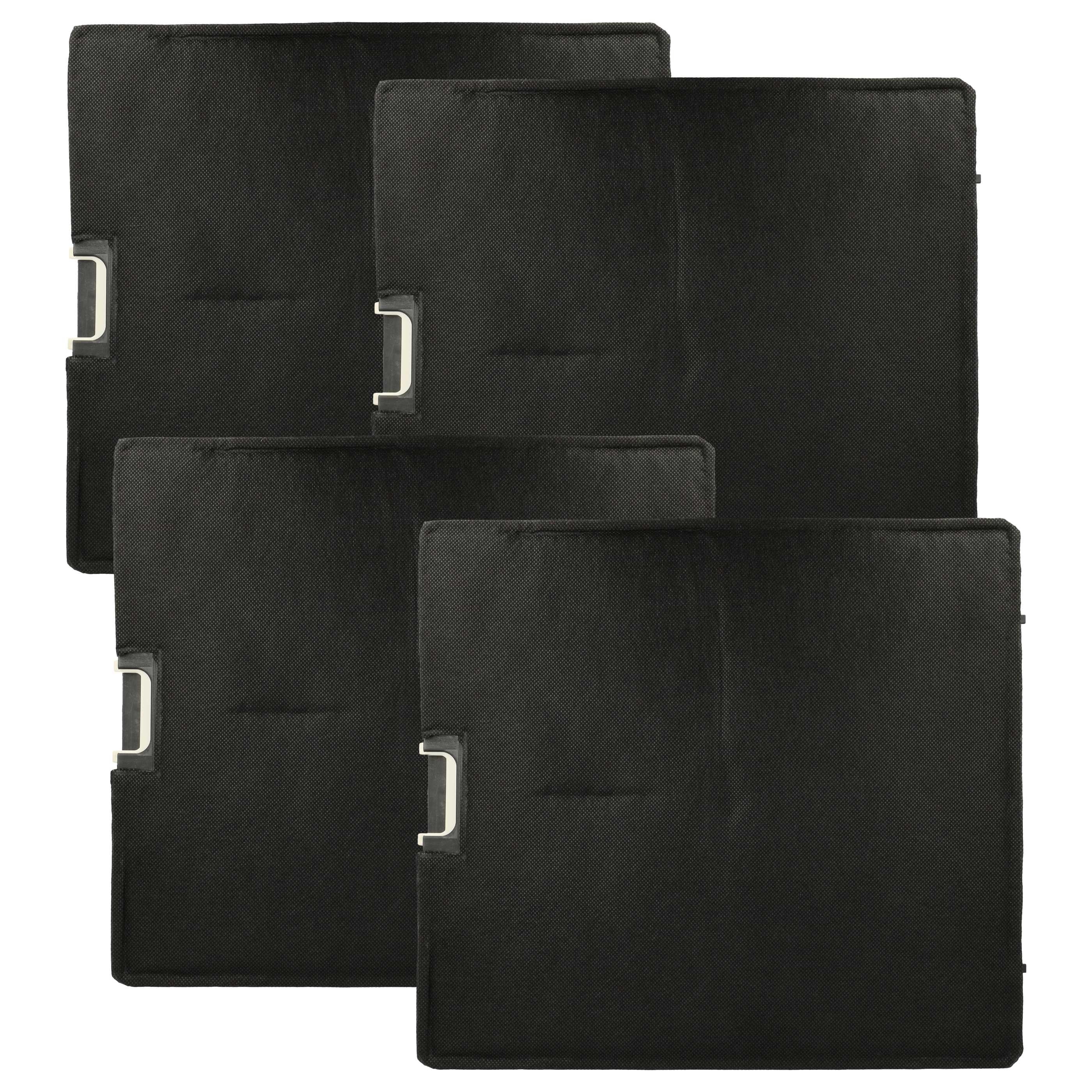4x Filtres à charbon actif remplace Miele DKF 25-1, 9972550, 4002515523056 pour hotte Miele
