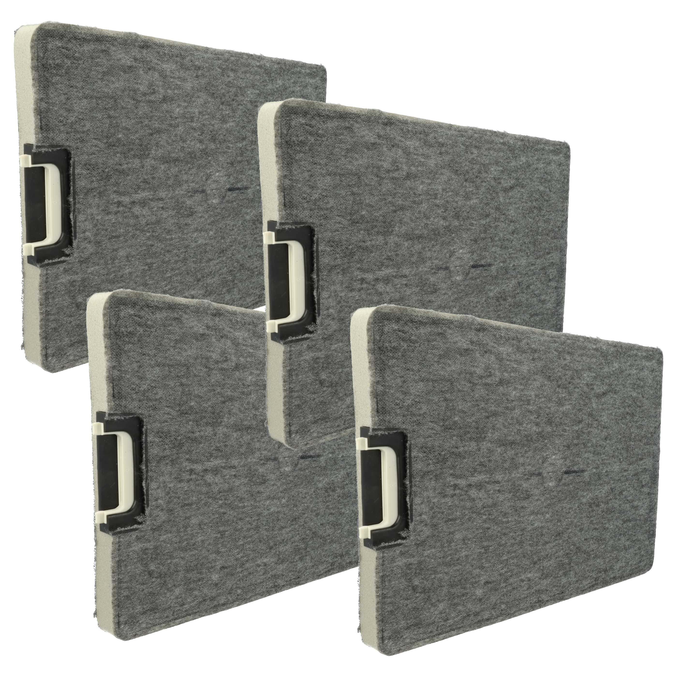 4x Filtres à charbon actif remplace Miele 5797941, DKF10 pour hotte Miele