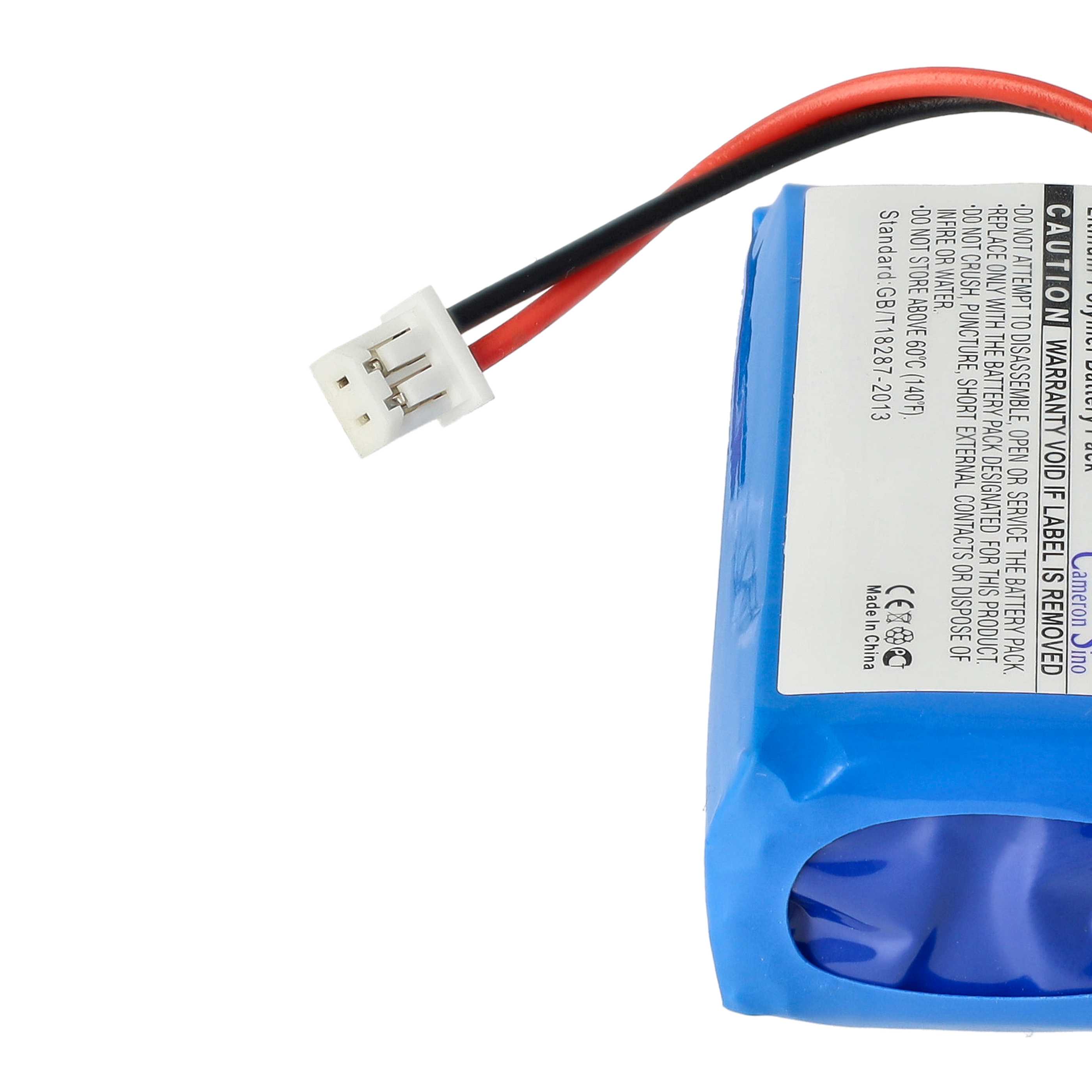 Batterie remplace Dogtra 2PR-672548N, 892086 pour collier de dressage de chien - 850mAh 7,4V Li-polymère