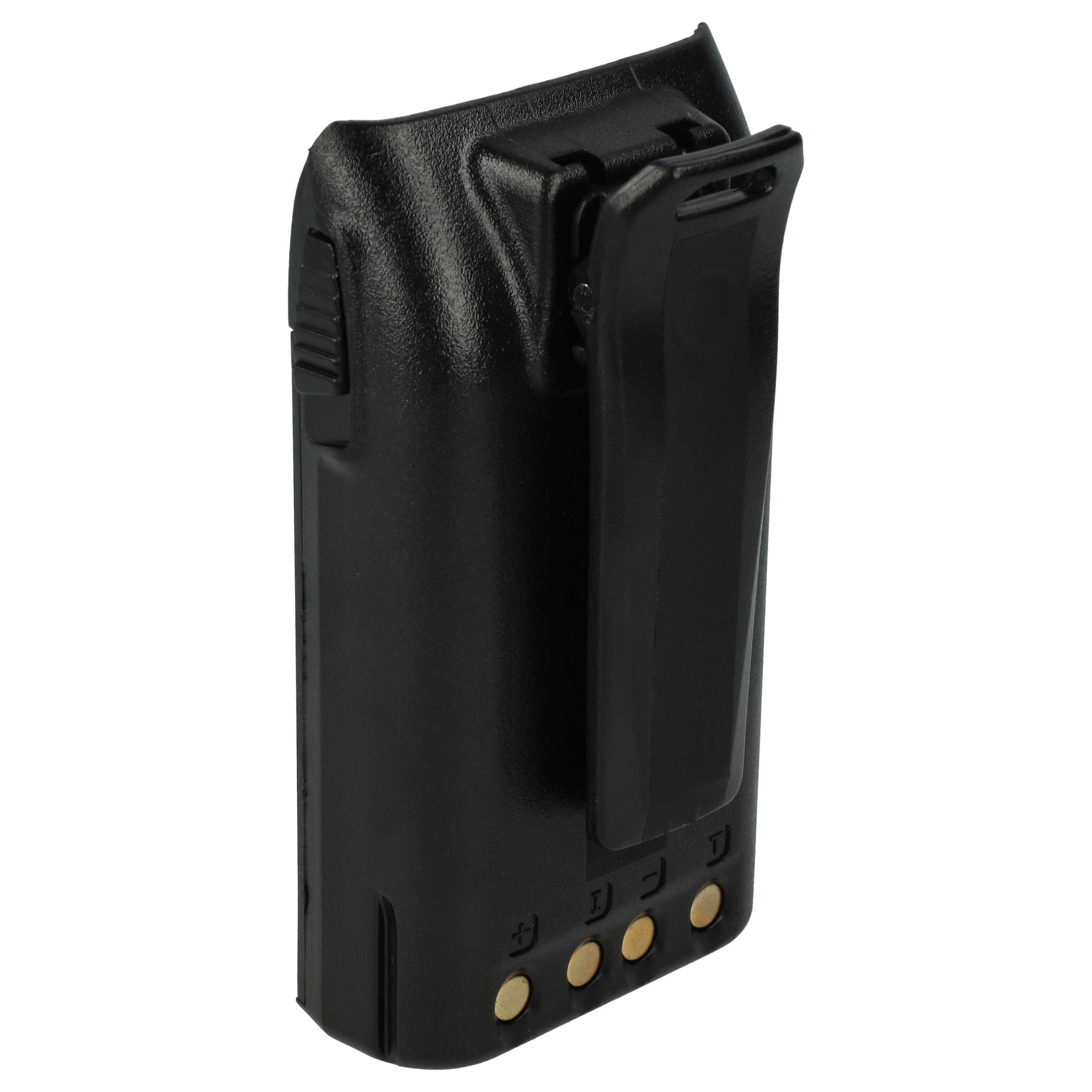 Radio Battery replaces BLO-004, BLO-007, BLO-001 - 3200 mAh 7.4 V Li-Ion + Belt Clip