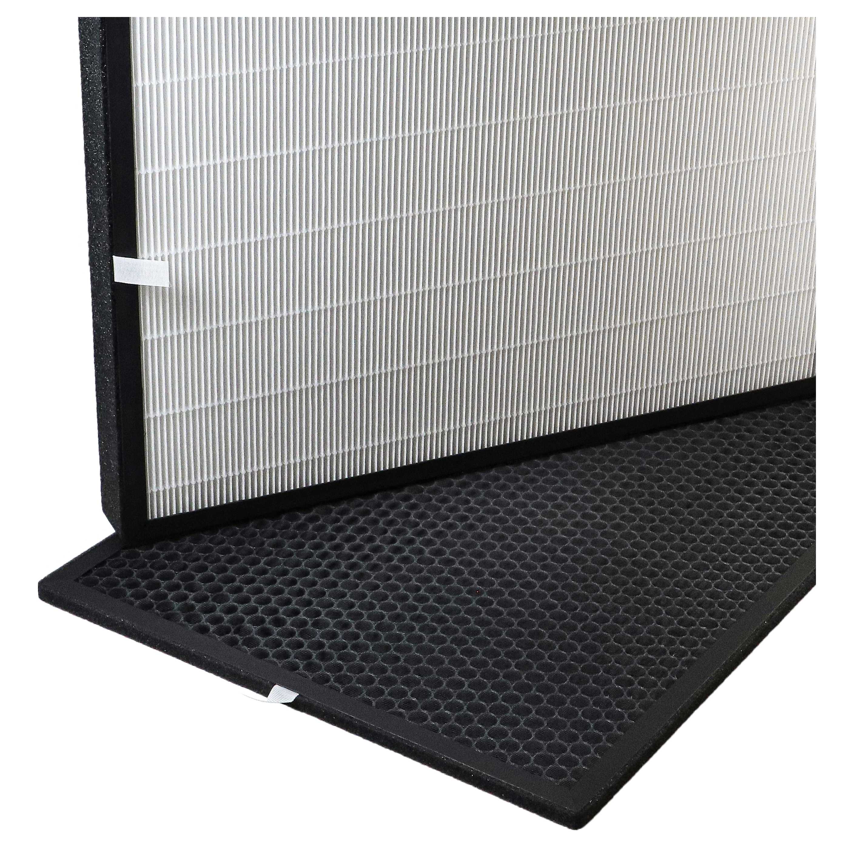 2 Part Filter Set replaces Marreal AP5001B-FS Air Purifier - HEPA filter, activated carbon filter