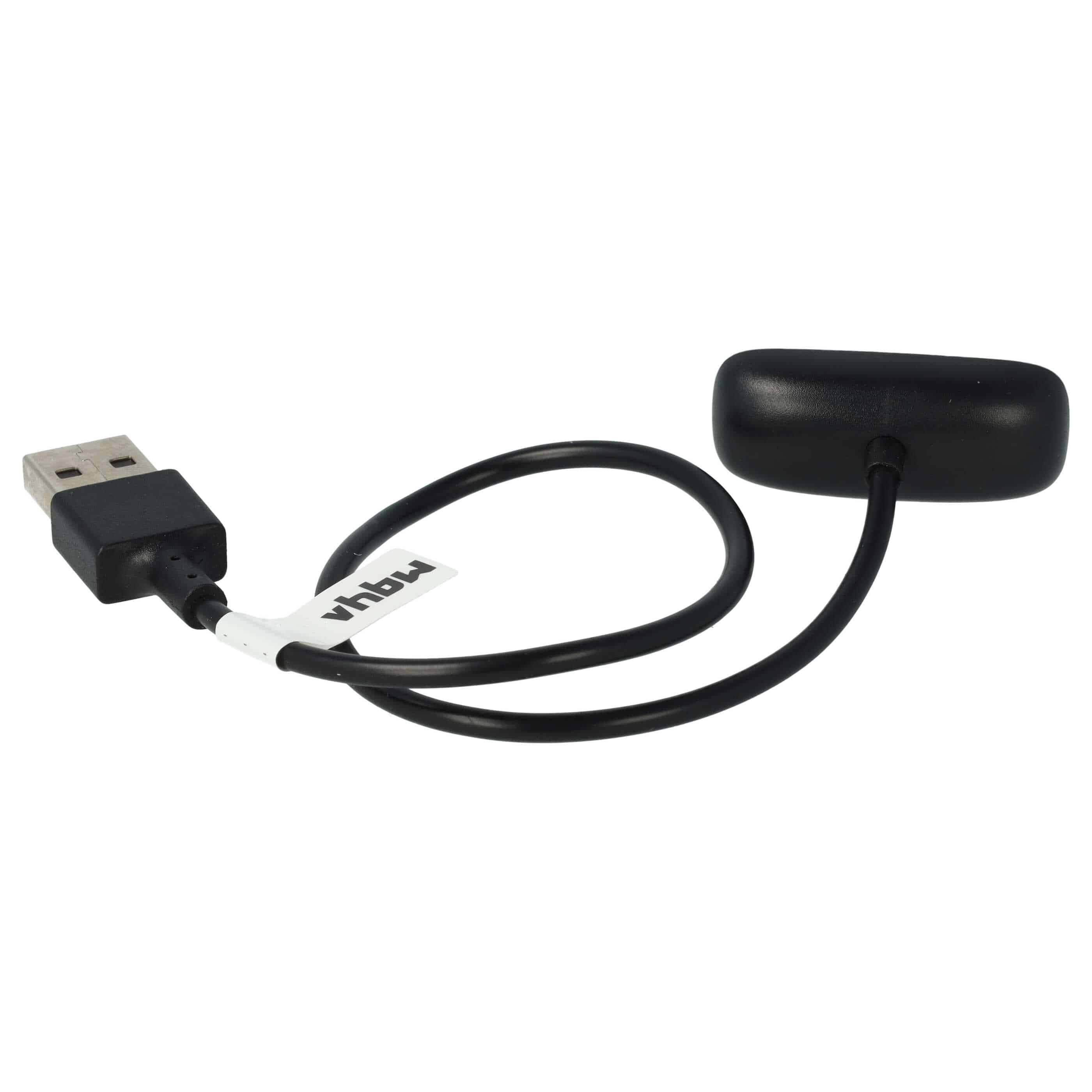 Cable de carga USB para smartwatch Fitbit Ace - negro 30 cm