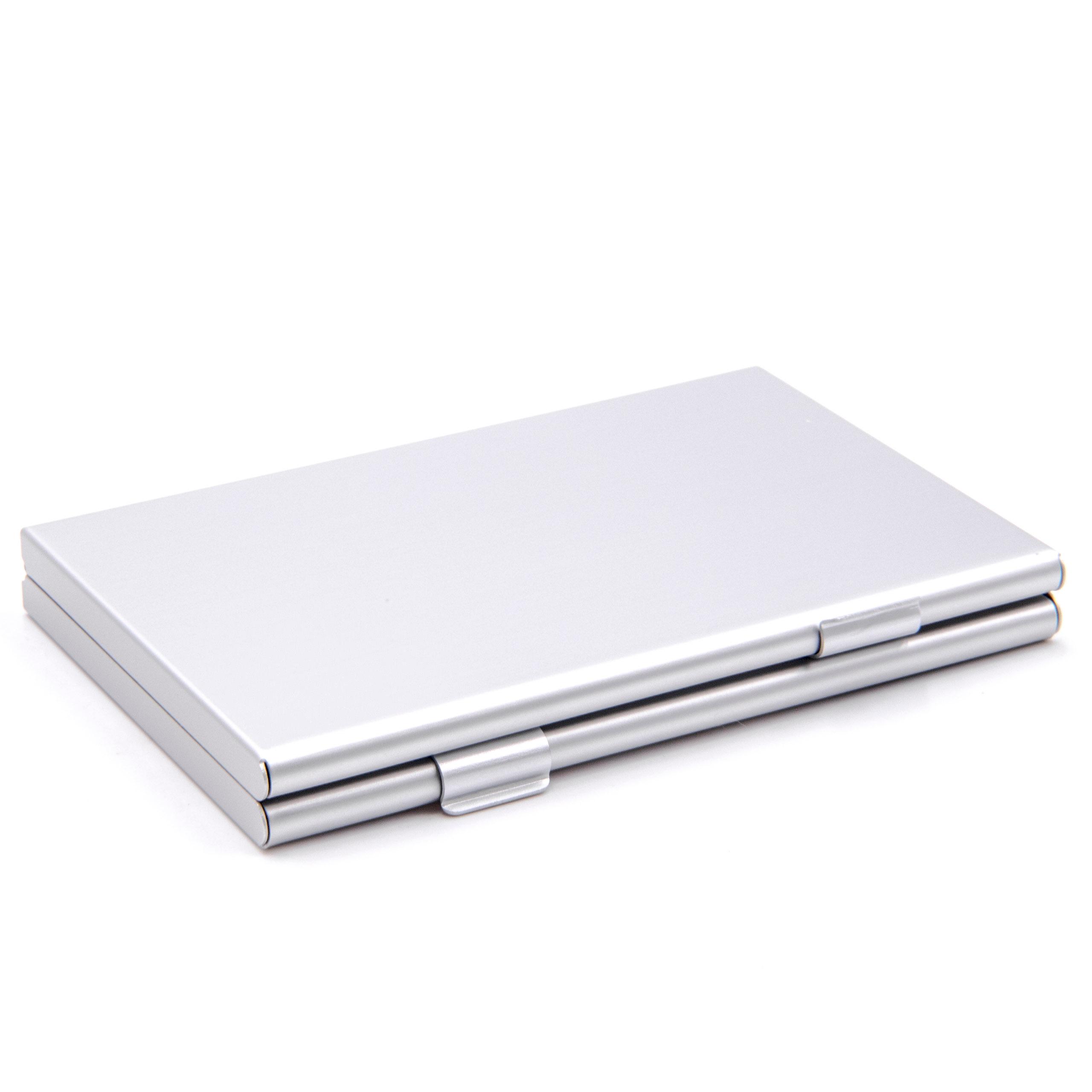 Etui na karty pamięci 24x MicroSD - organizer, aluminium, srebrny