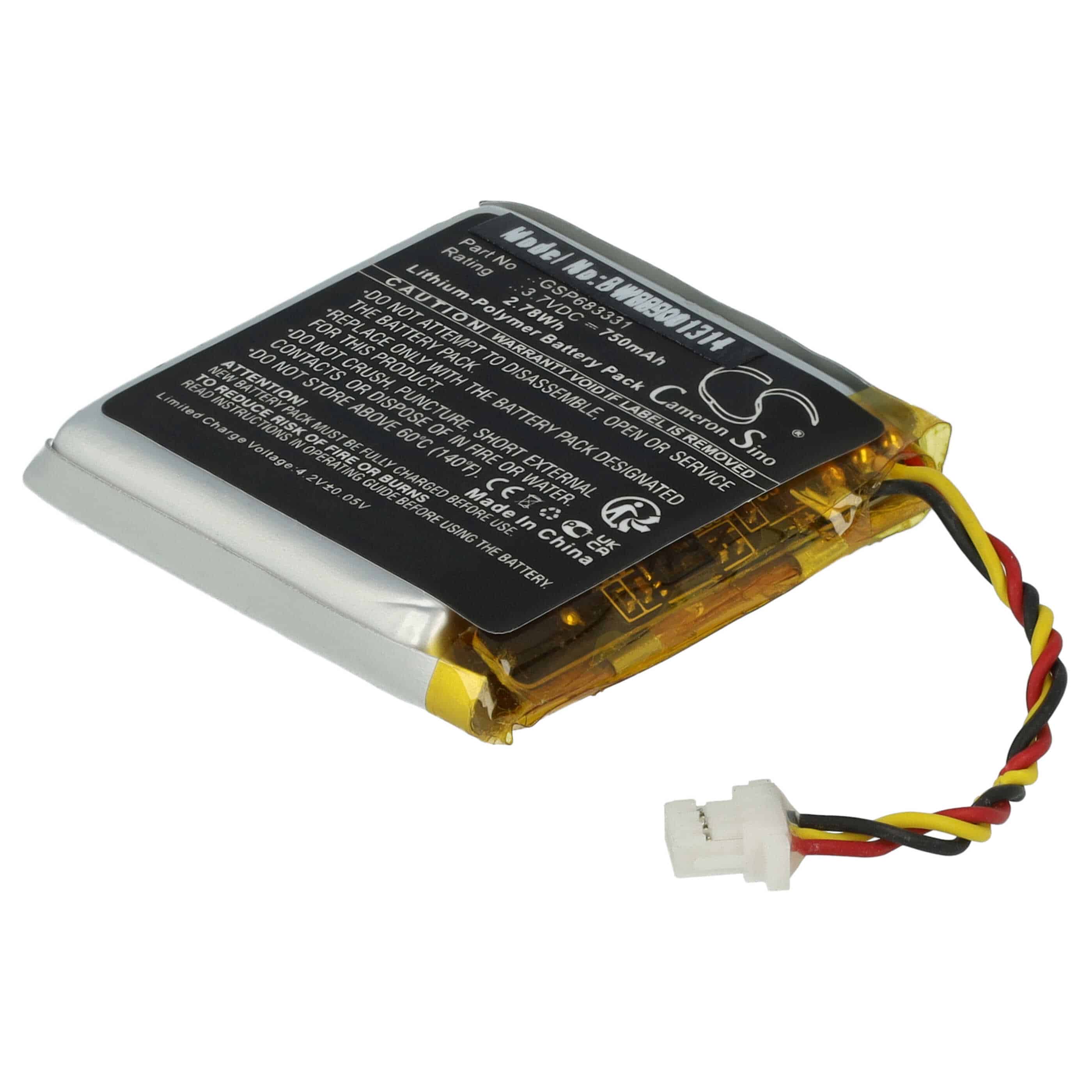 Akku als Ersatz für JBL GSP683331 - 750mAh 3,7V Li-Polymer