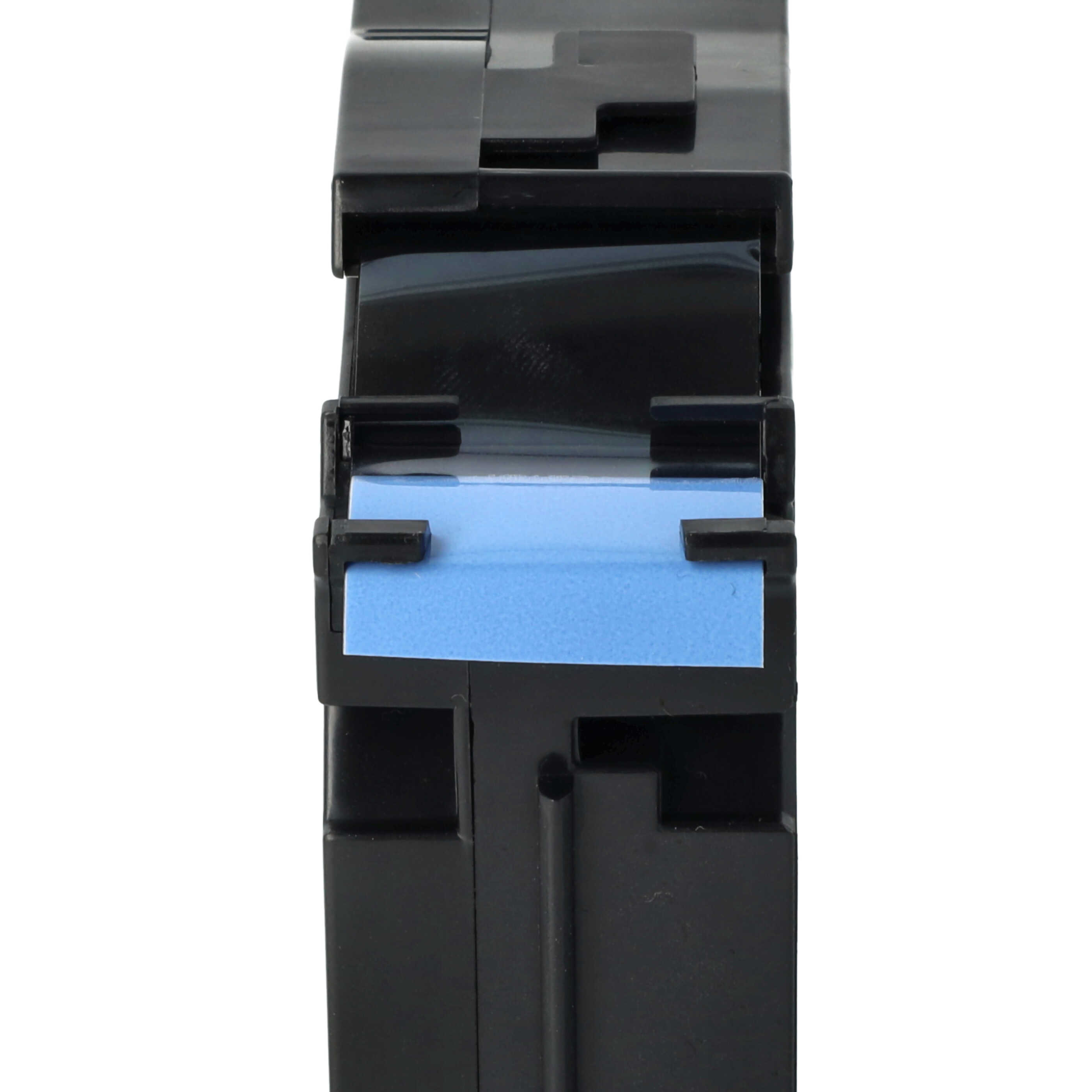 Label Tape as Replacement for Brother TZE-551, TZ-551 - 24 mm Black to Blue