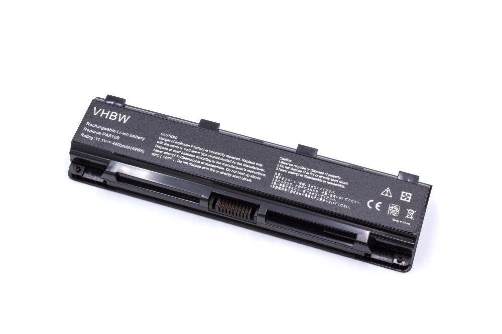 Akumulator do laptopa zamiennik Toshiba PA5109, PA5108, PA5108U-1BRS - 4400 mAh 10,8 V Li-Ion, czarny