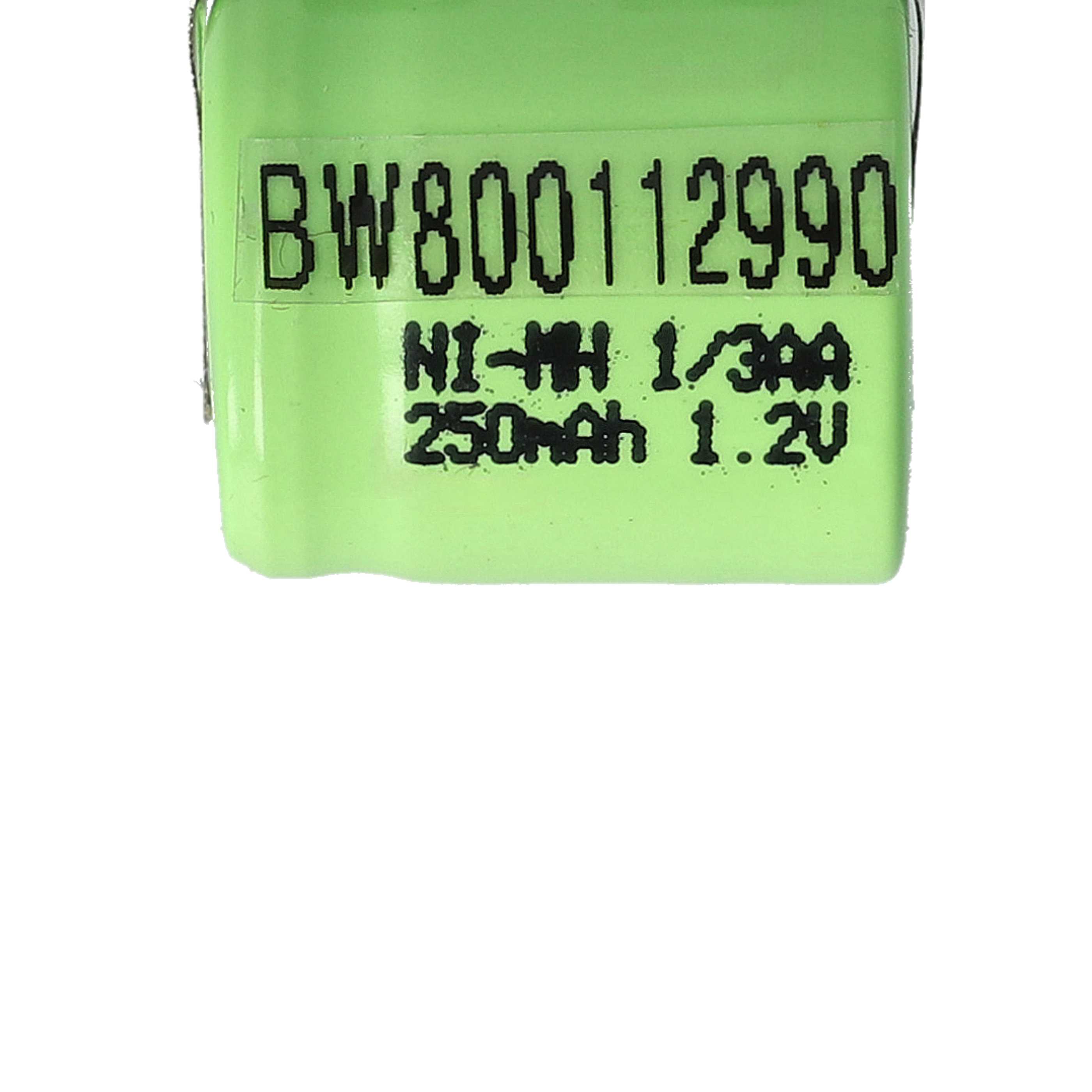 Batterie remplace 1/3AA modèle radio-télécommandé - 250mAh 1,2V NiMH