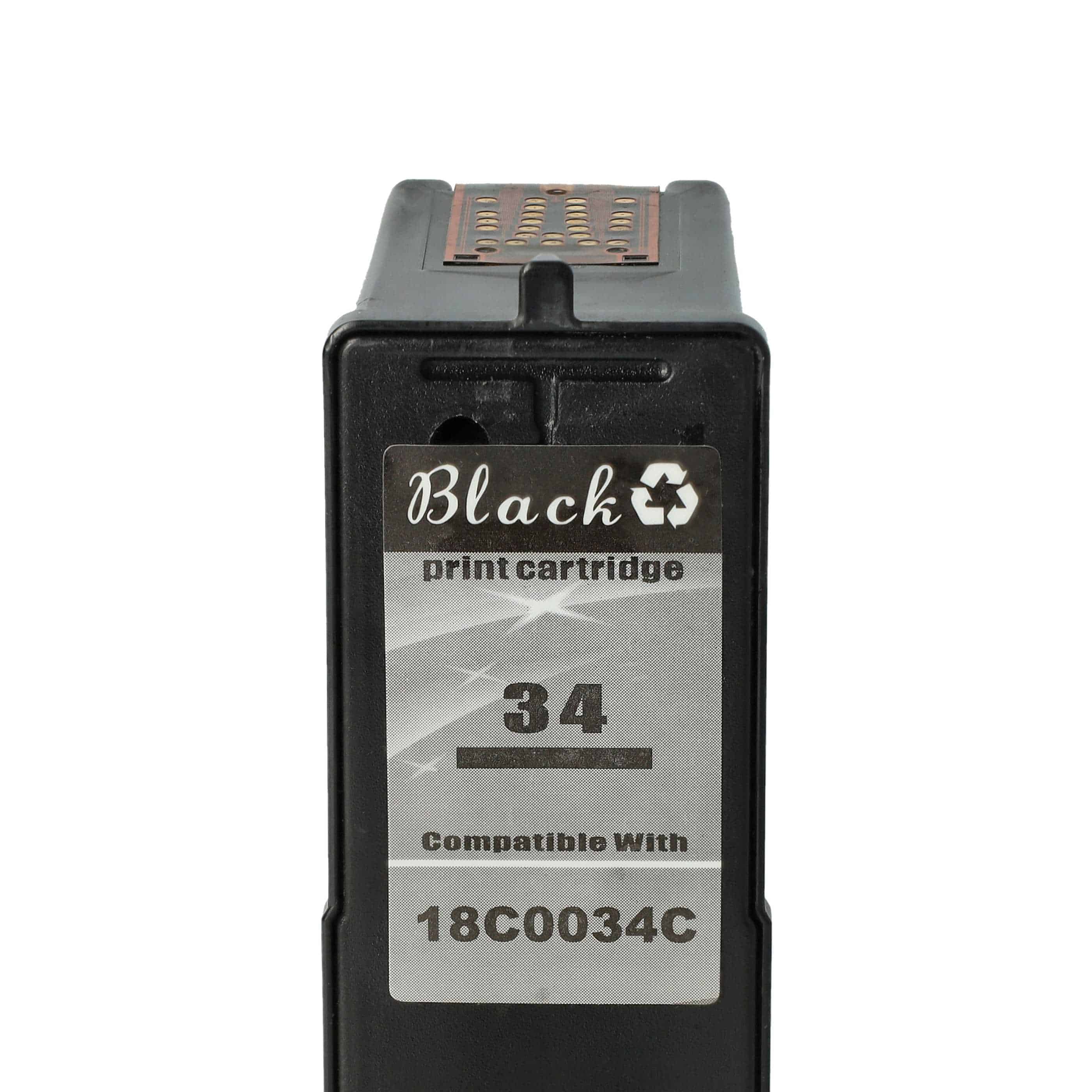 Ink Cartridge as Exchange for Lexmark 32, 18C0034, 18C0032 for Lexmark Printer - Black, Refilled 22 ml