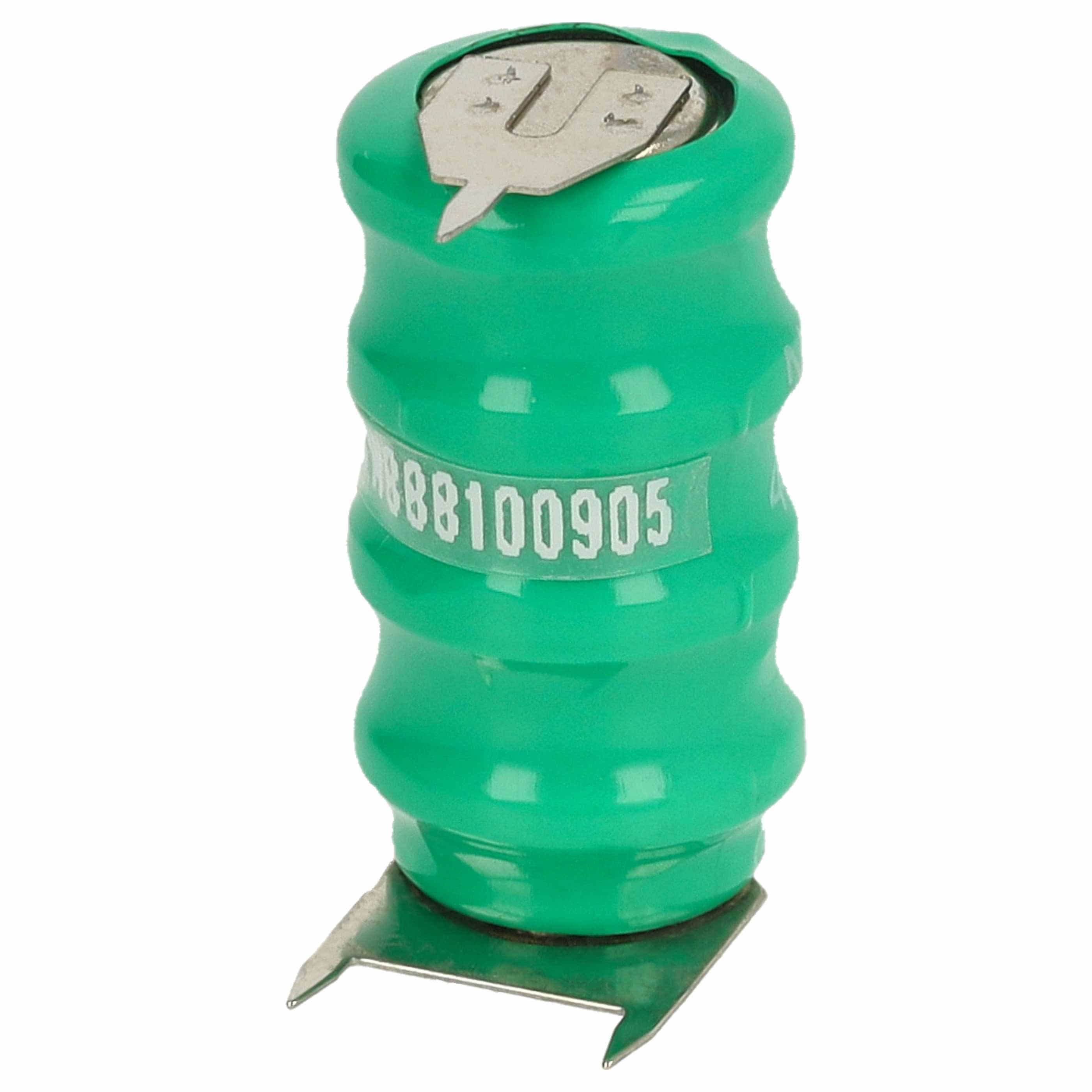 Button Cell Battery Type V40H 3 Pins for Model Building Solar Lamps etc. - 40 mAh 4.8 V NiMH