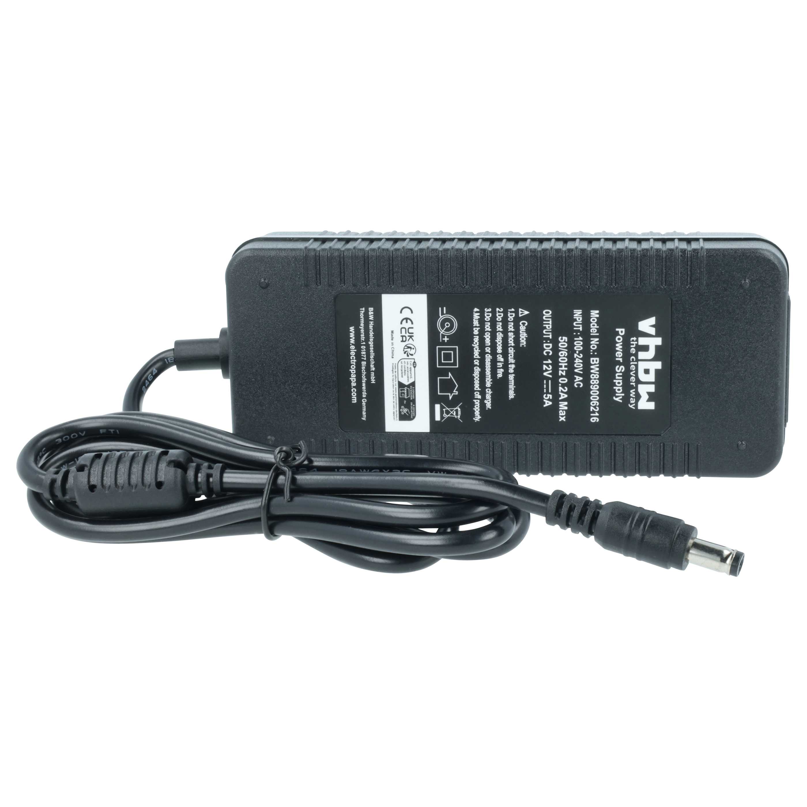 Zasilacz do głośnika Linksys, Teufel, Phicomm, Netgear - 12 V, 5 A