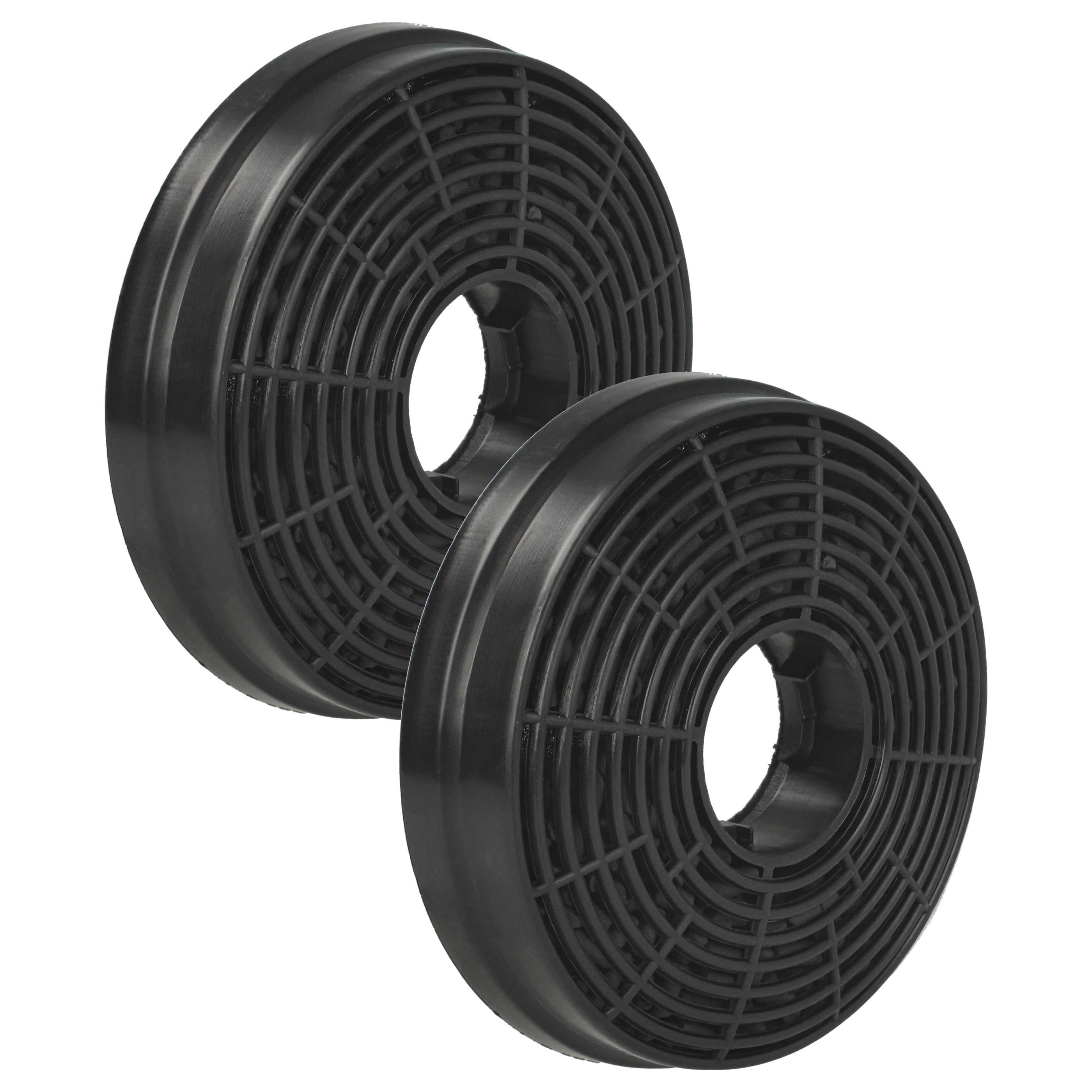 2x Filtro carboni attivi sostituisce Bomann KF563 per cappe Bomann - 10,5 cm