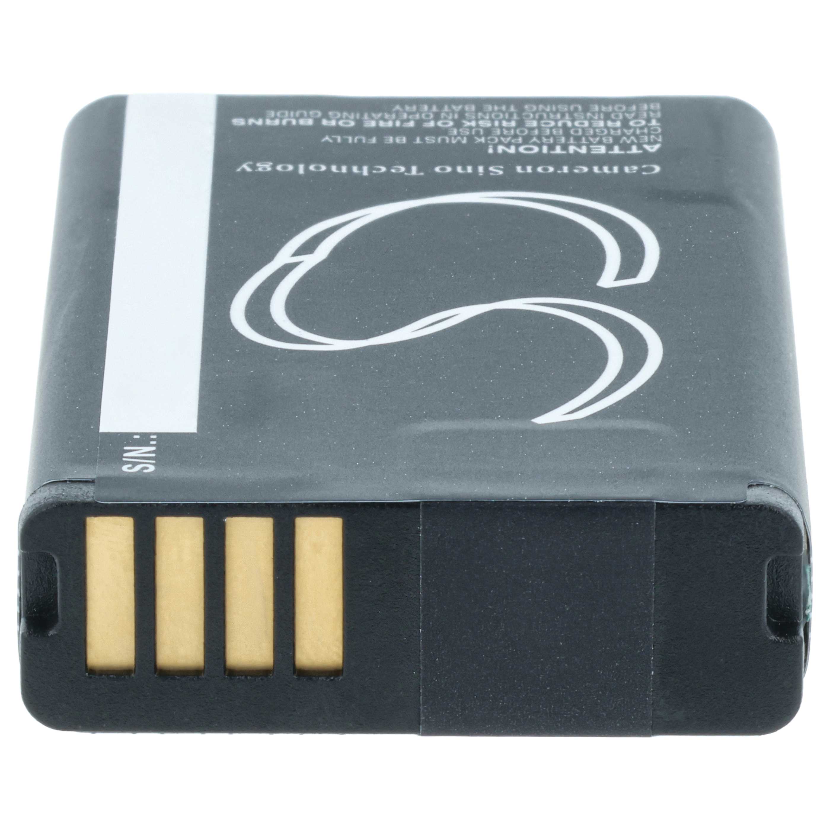 Batería reemplaza Garmin 010-11654-03, 010-11599-00 para videocámara - 1800 mAh 3,7 V Li-Ion