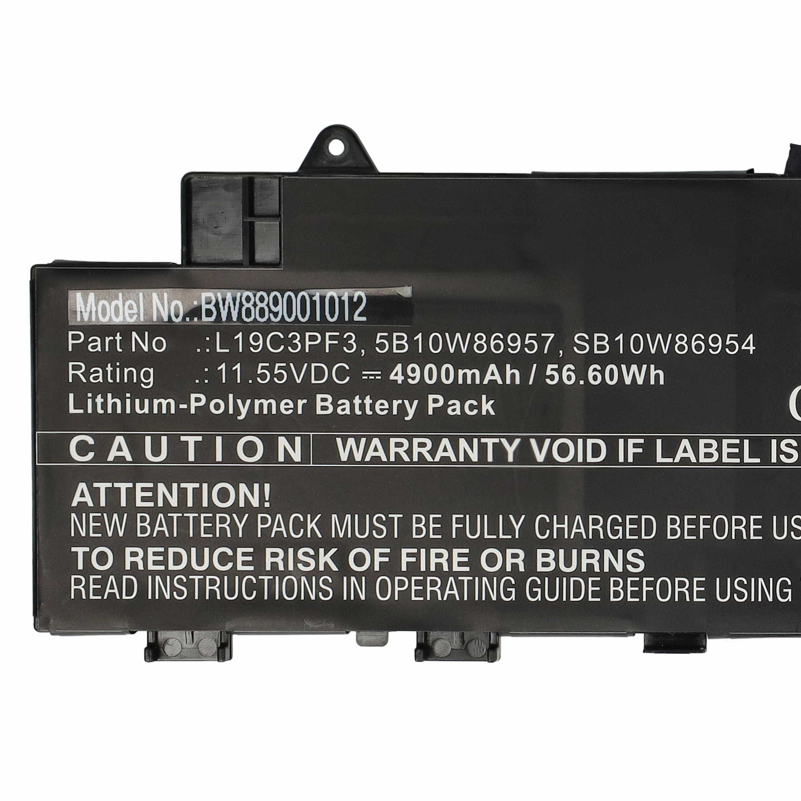 Akumulator do laptopa Lenovo IdeaPad 5 14" - 4900 mAh 11,55 V LiPo, czarny