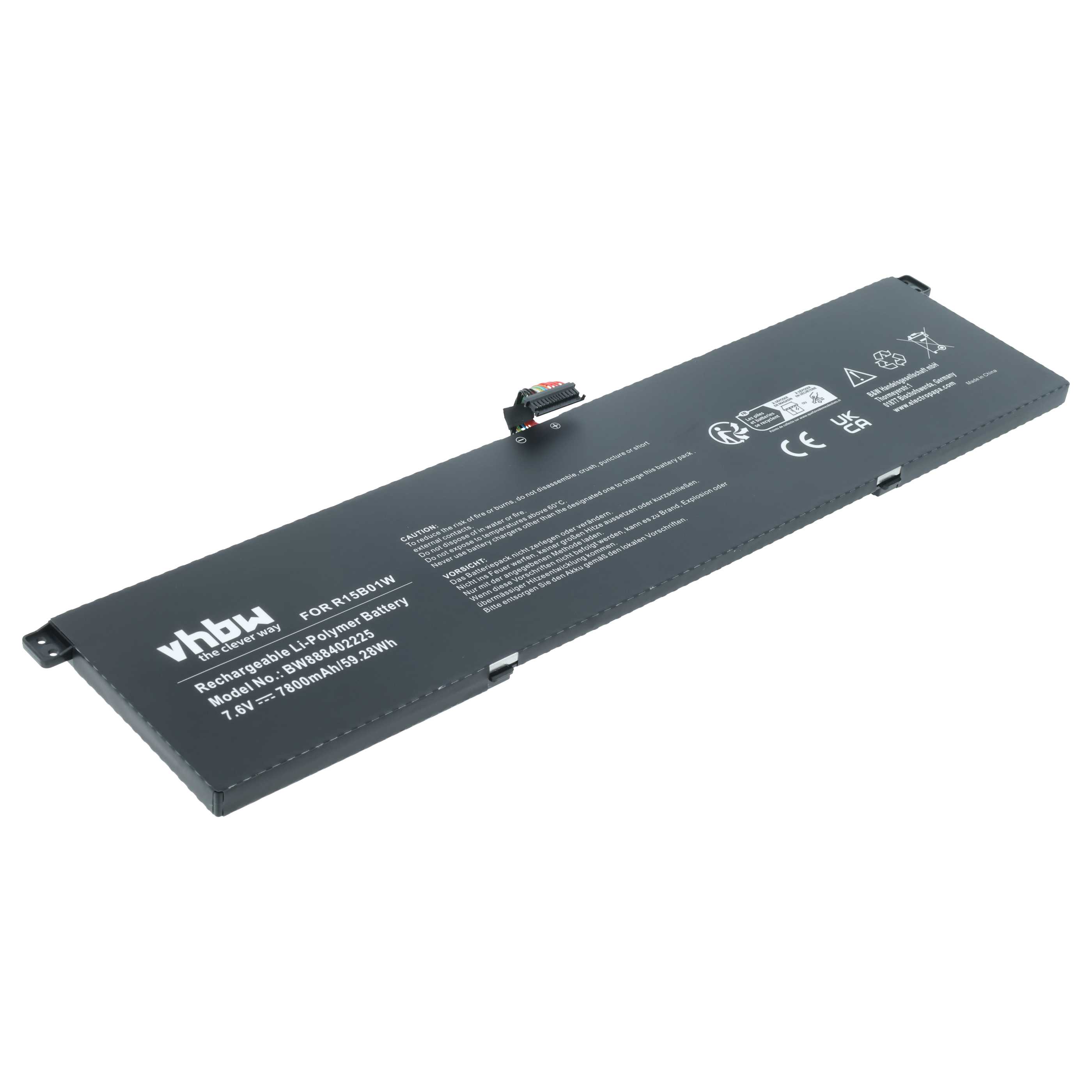 Akumulator do laptopa zamiennik Xiaomi R15B01W - 7800 mAh 7,6 V LiPo