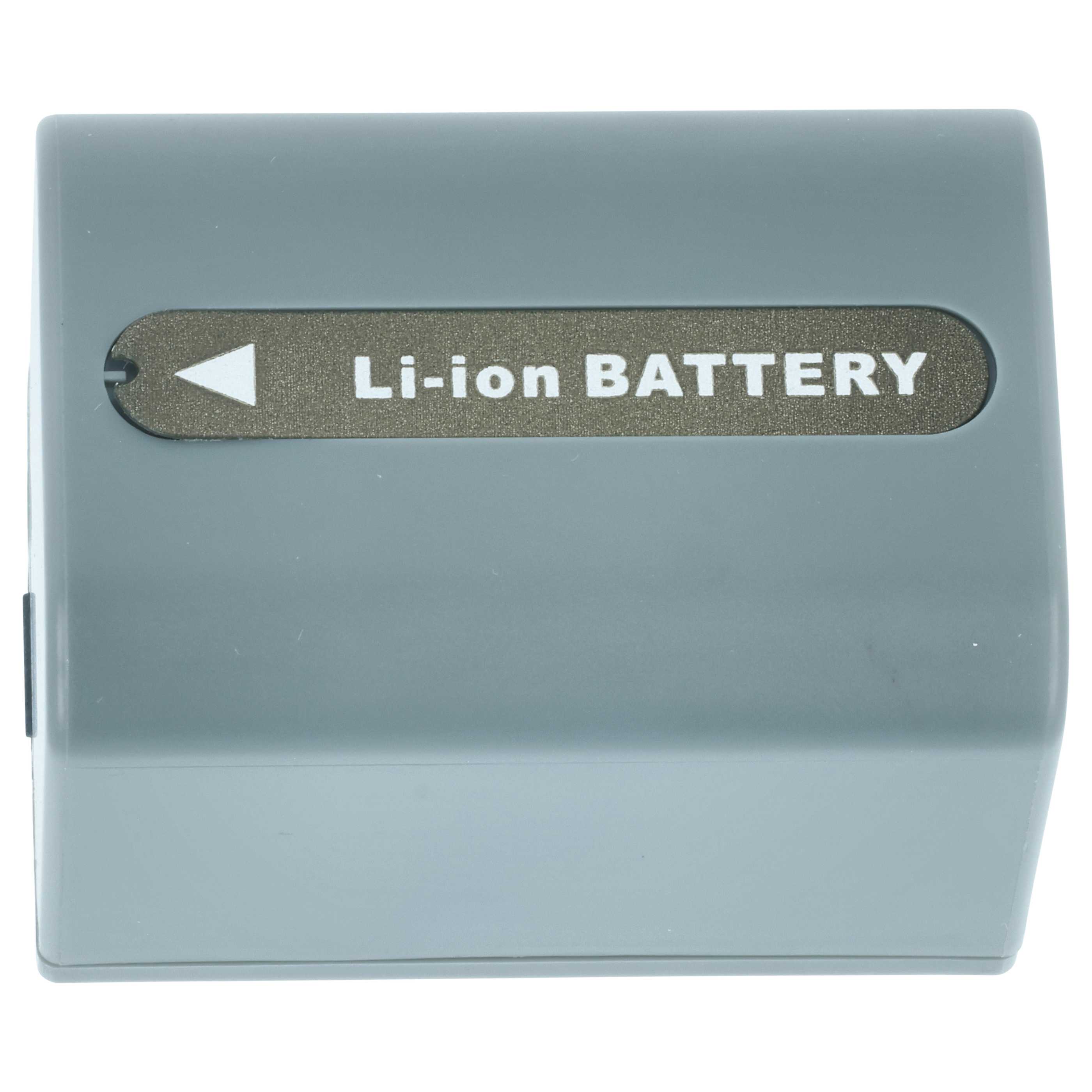 Videocamera 2x Battery replaces Sony NP-FP60, NP-FP51, NP-FP50, NP-FP30, NP-FP70 - 950 mAh 7.2 V Li-Ion
