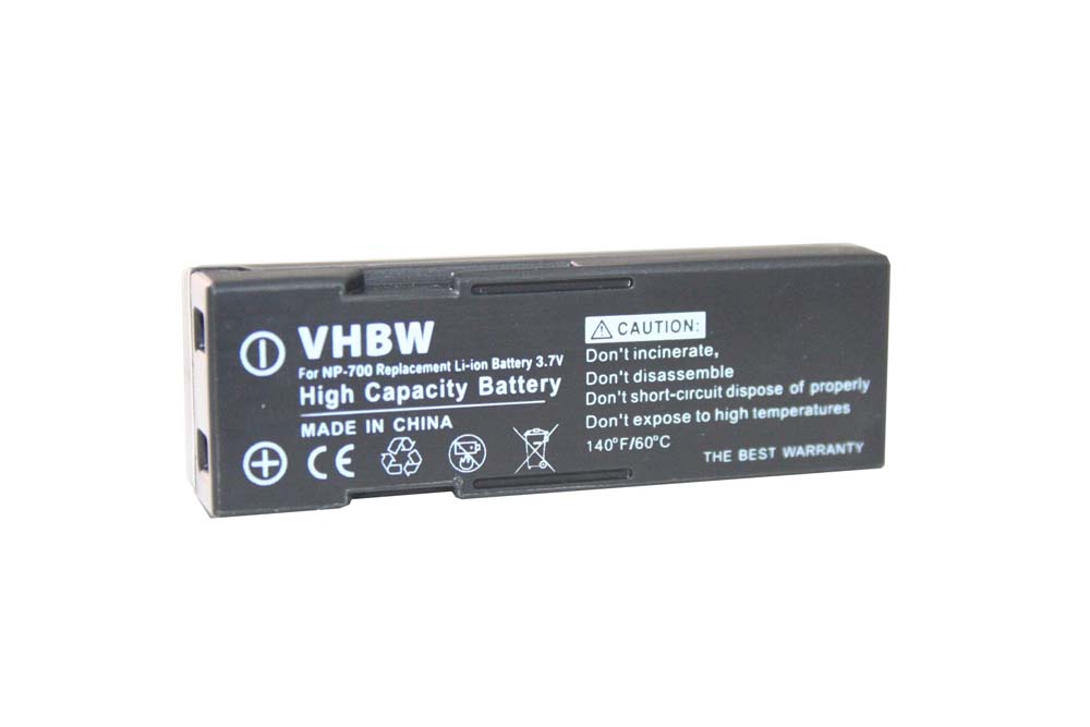 Battery Replacement for Minolta NP-700 - 500mAh, 3.7V, Li-Ion