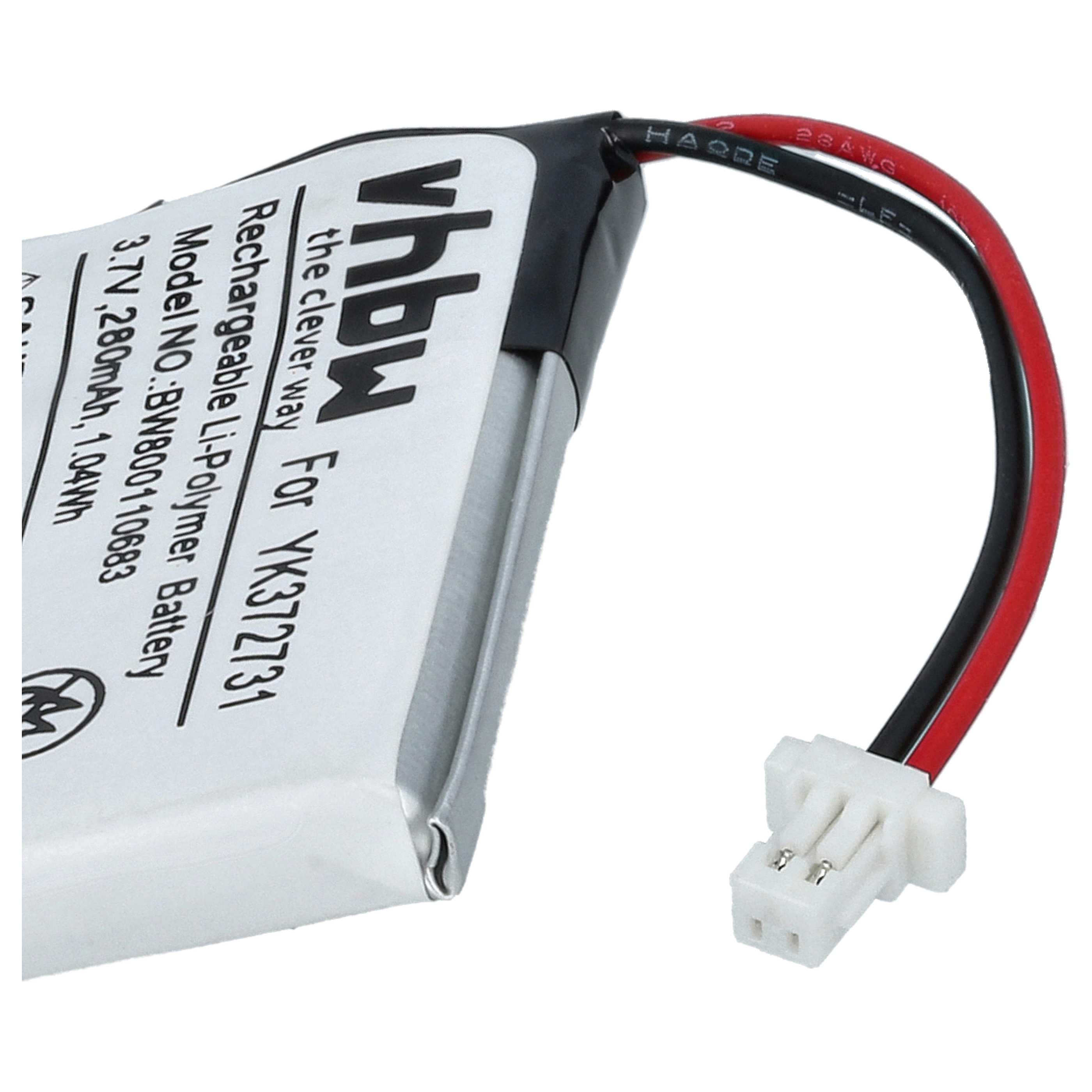 Akumulator do nawigacji GPS zamiennik Golf Buddy YK372731, PL482730 - 280 mAh 3,7 V LiPo