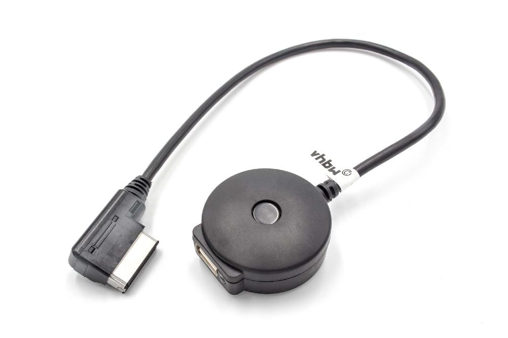 Adapteur audio AUX pour auto radio Audi, Seat, Skoda, VW, Mercedes-Benz A1 Audi et autres – USB, Bluetooth