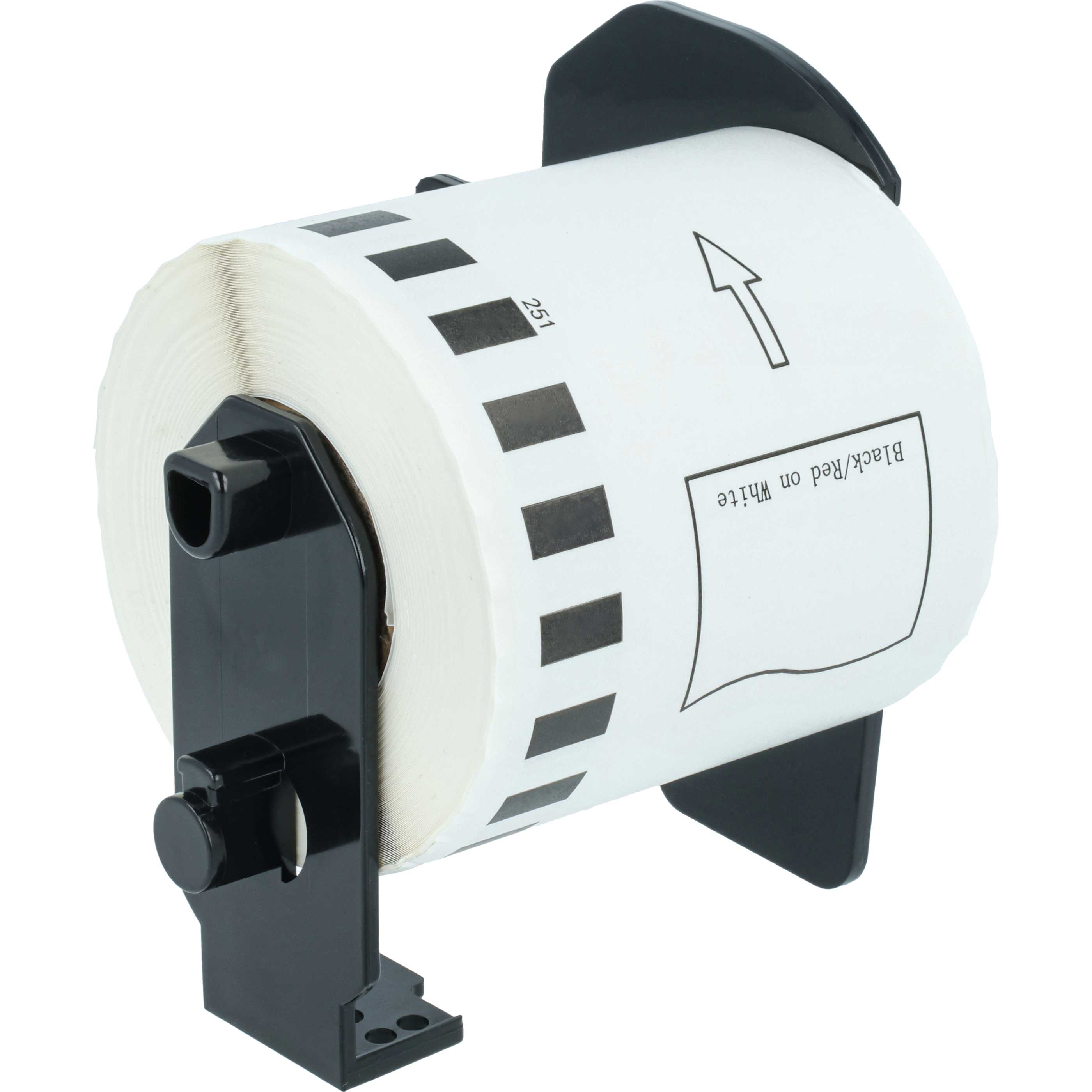 Label Roll replaces Brother DK-22251 Labeller - 62 mm x 15.24 m + Holder