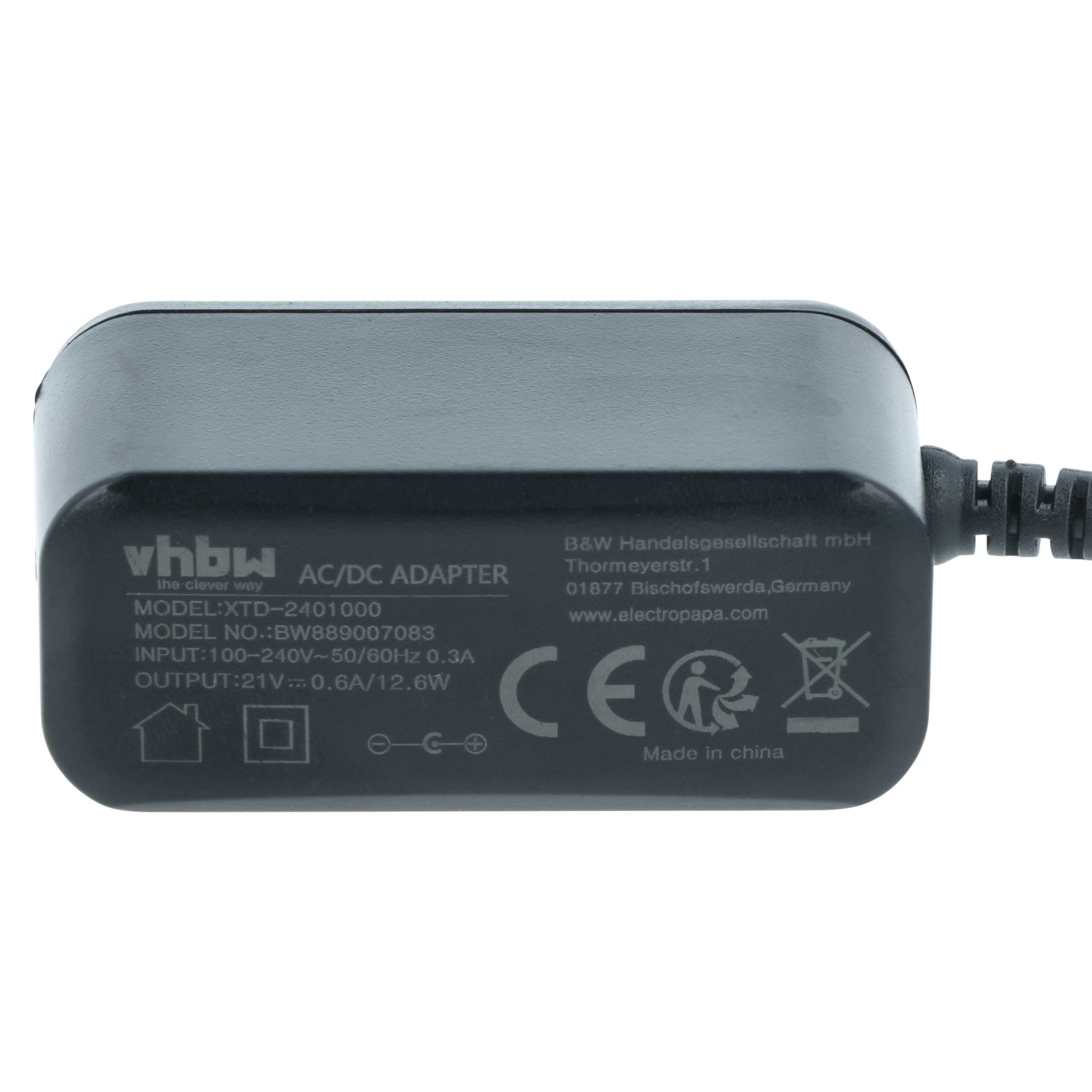 Charger replaces Gardena 09339-00.650.00 for Gardena Handheld, Cordless Vacuum Cleaner