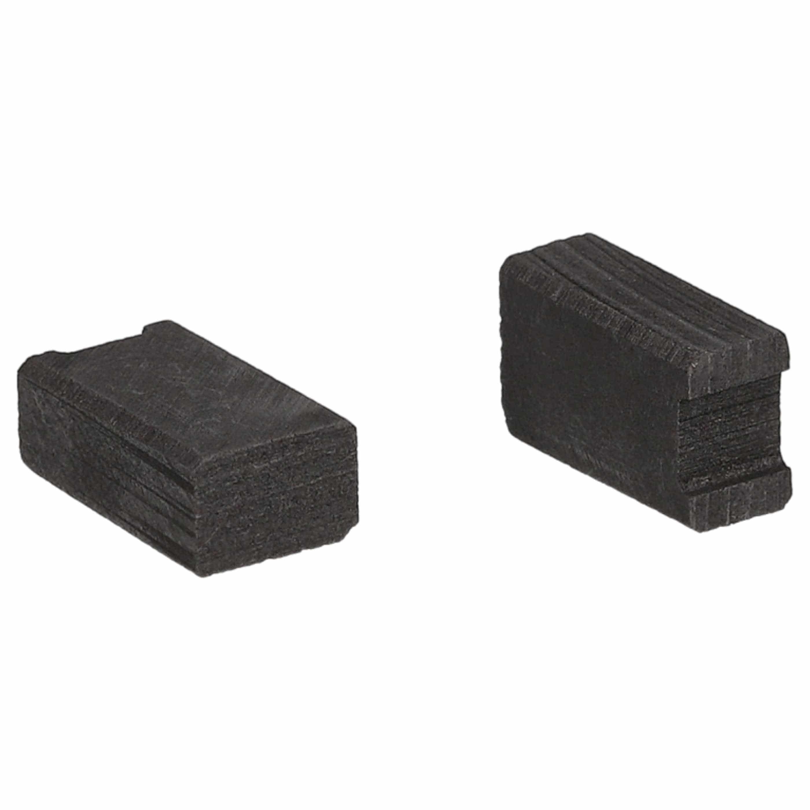 2x Carbon Brush Suitable for Bosch Electric Power Tool - 4 x 6 x 10 + 4 x 6 x 9.15 mm