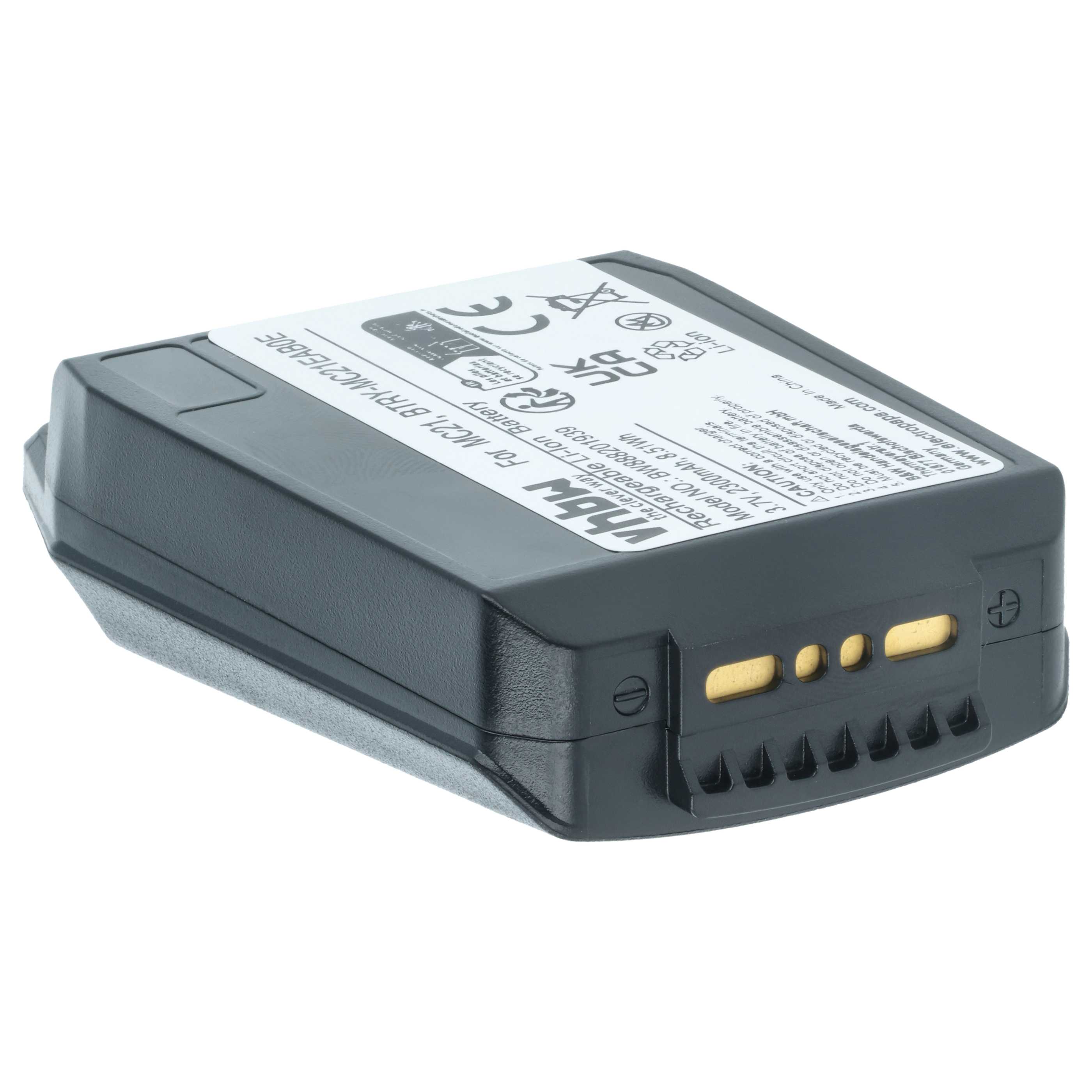 Handheld Computer Battery replaces Motorola 82-105612-01, BTRY-MC21EAB0E, 82-150612-01 - 2300mAh, 3.7V