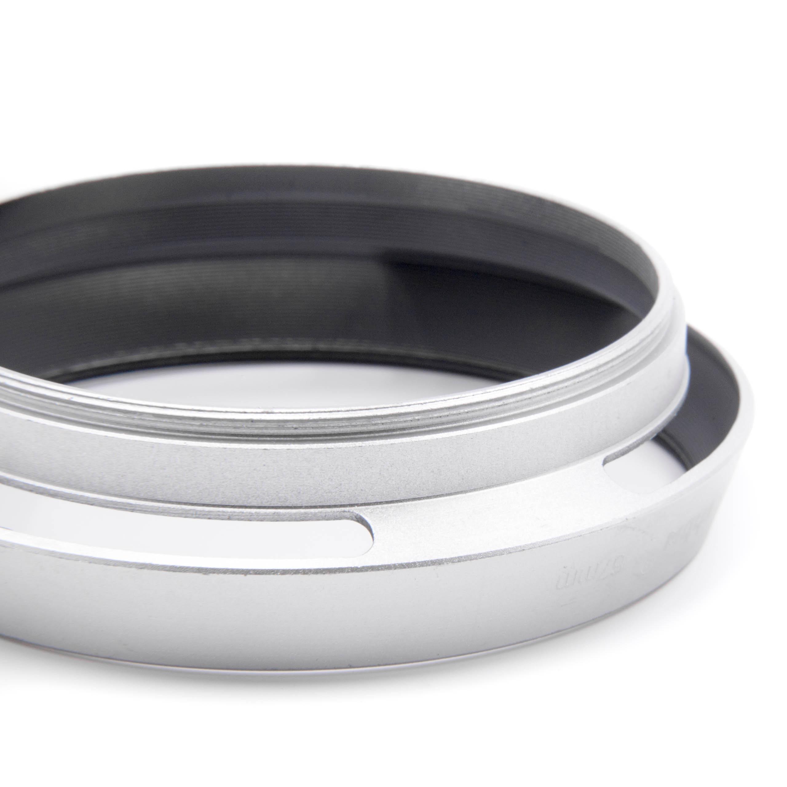 Lens Hood suitable for 67mm Lens - Lens Shade Silver, Round