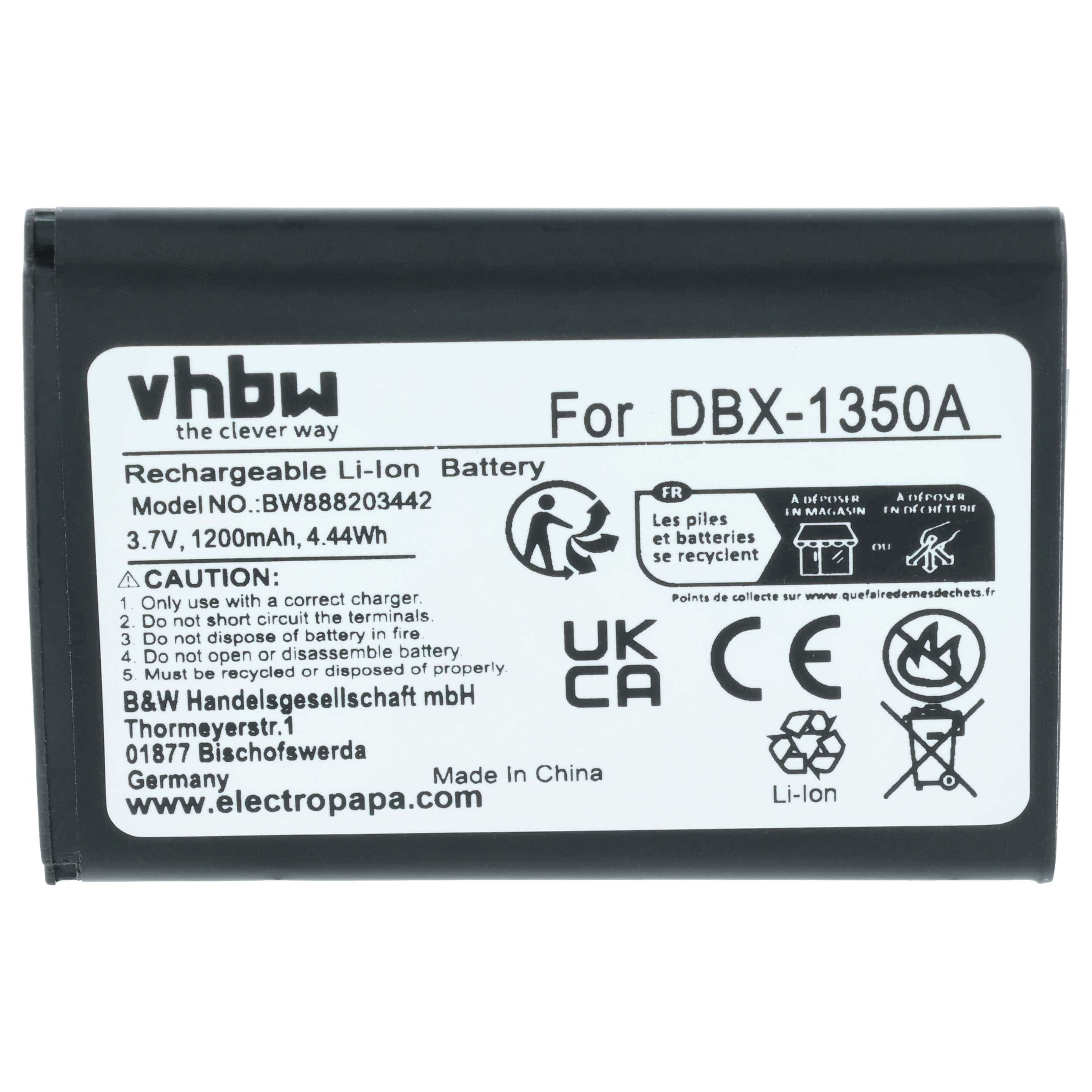 Akumulator do telefonu dla seniora zamiennik Doro DBX-1350A - 1200 mAh 3,7 V Li-Ion