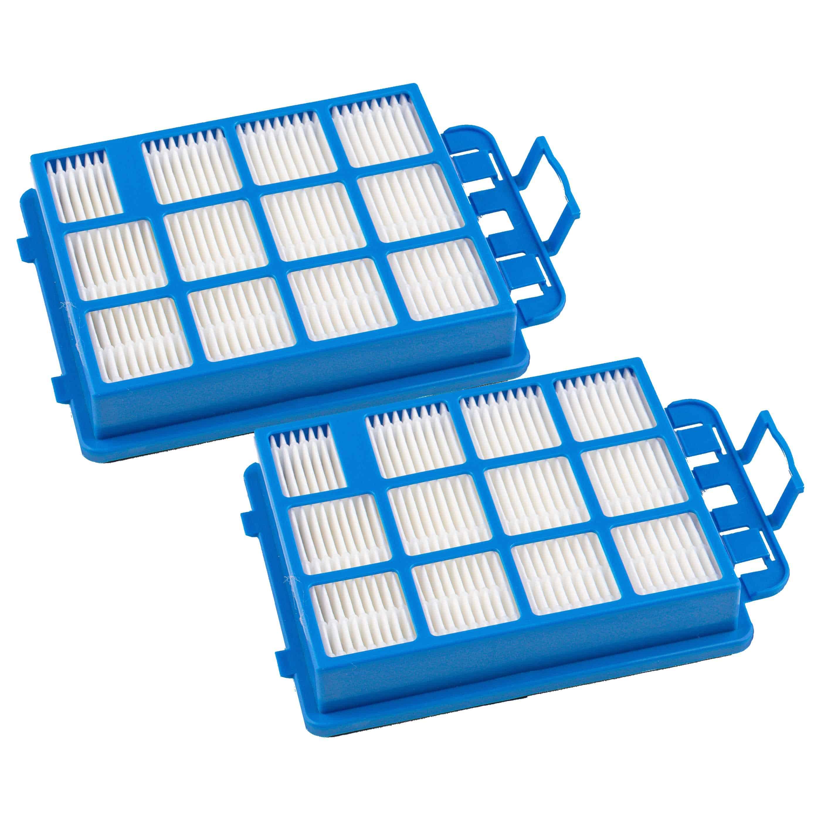 2x Filter replaces Hanseatic 4379046385 for Hanseatic Vacuum Cleaner, filter class H14